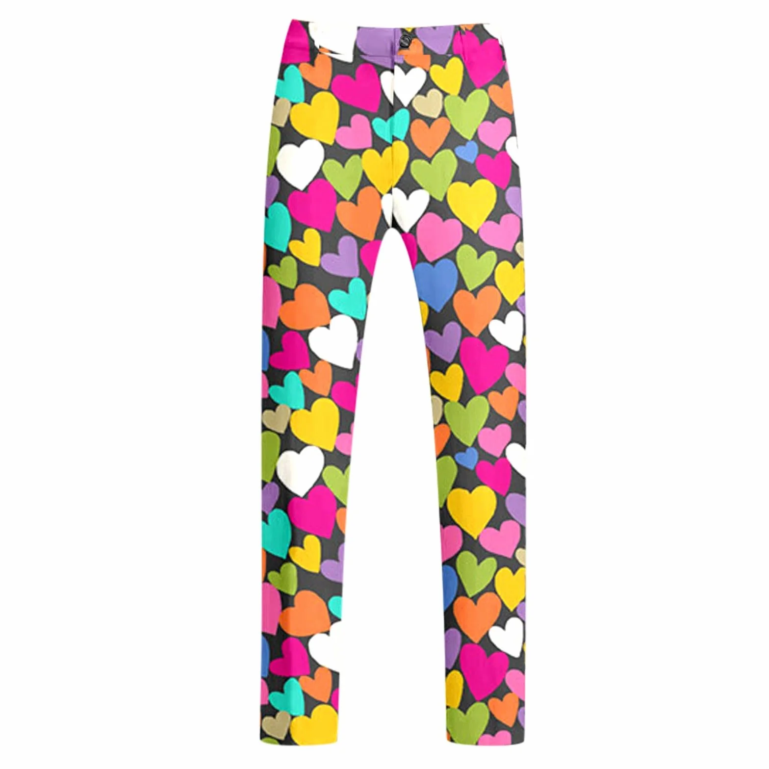 2026 Traje de San Valentín para hombre de manga larga, abrigo y pantalón, traje de dos piezas, botón estampado y múltiples bolsillos, traje para eventos de fiesta navideños
