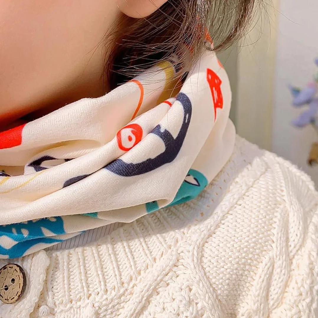 Braga Cuello Niño，Cache Cou Enfant，Tour De Cou Enfant Garcon，Tour De Cou Bebe，Multipropósito A Prueba De Viento Cálido Para Niños Y Niñas，Bufanda De Algodón De Invierno Para Bebés Decorar
