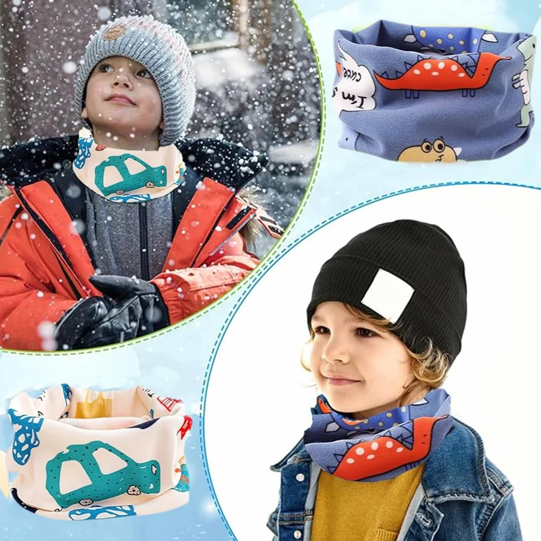 Braga Cuello Niño，Cache Cou Enfant，Tour De Cou Enfant Garcon，Tour De Cou Bebe，Multipropósito A Prueba De Viento Cálido Para Niños Y Niñas，Bufanda De Algodón De Invierno Para Bebés Decorar