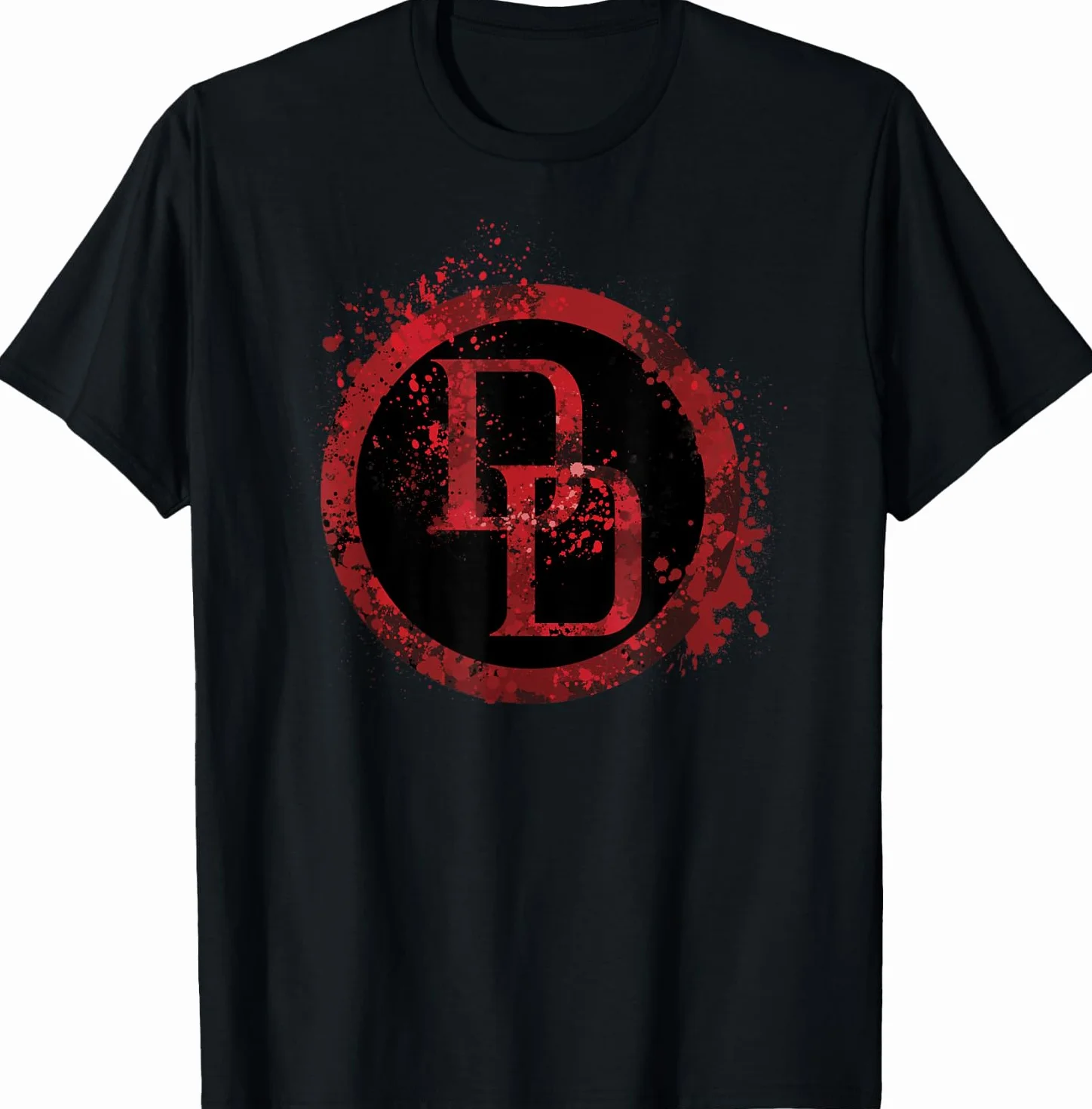 Marvel Daredevil Logo Splatter Camiseta