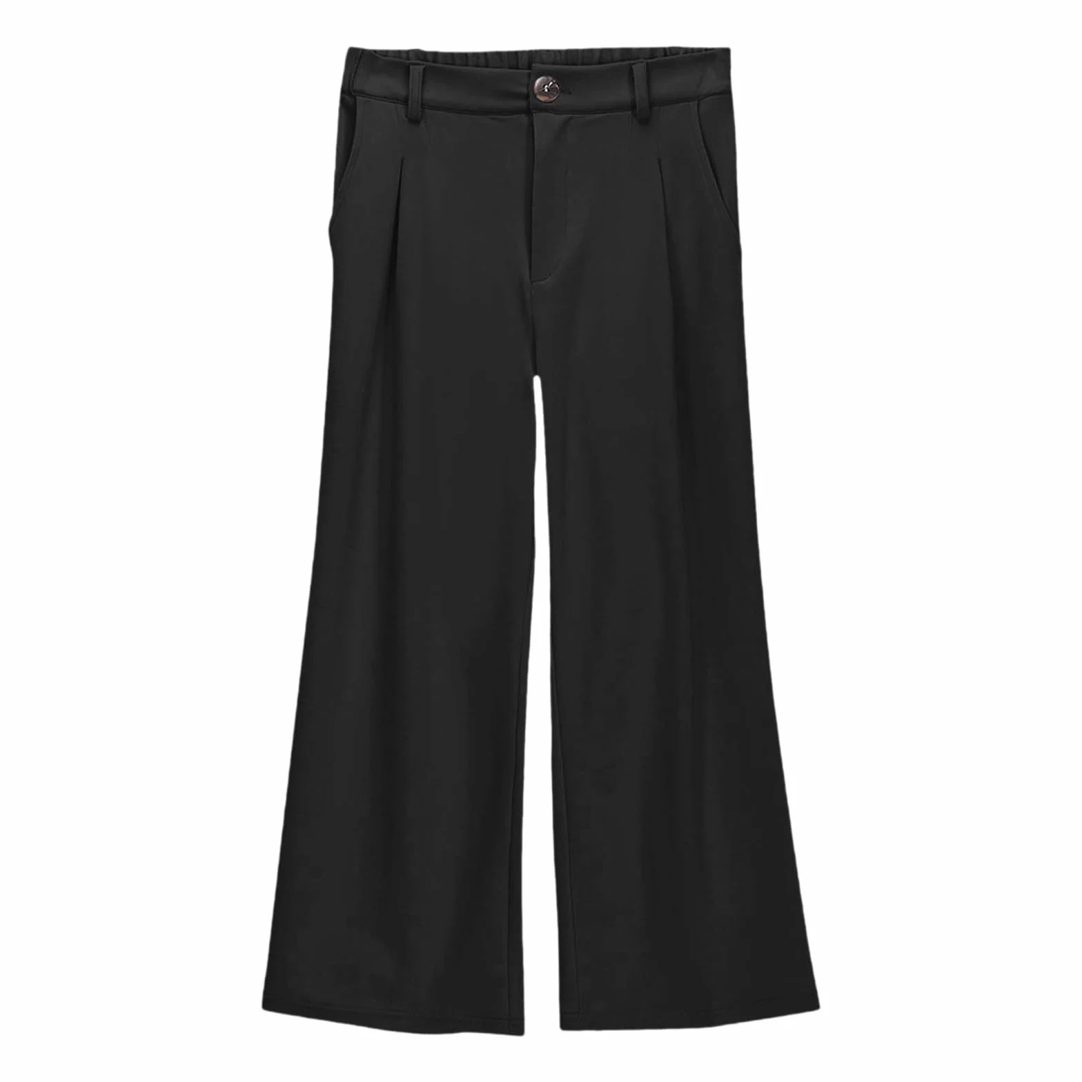 Generisch Pantalones de traje de niña Pantalones anchos para niñas Ropa Preppy Talla 5 14 años Ropa para niños