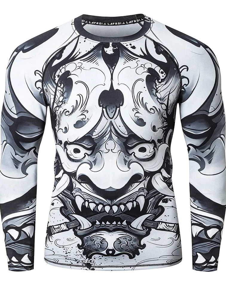 LAFROI Camisa de compresión de Manga Larga UPF 50+ Baselayer Performance para Hombre CLY08