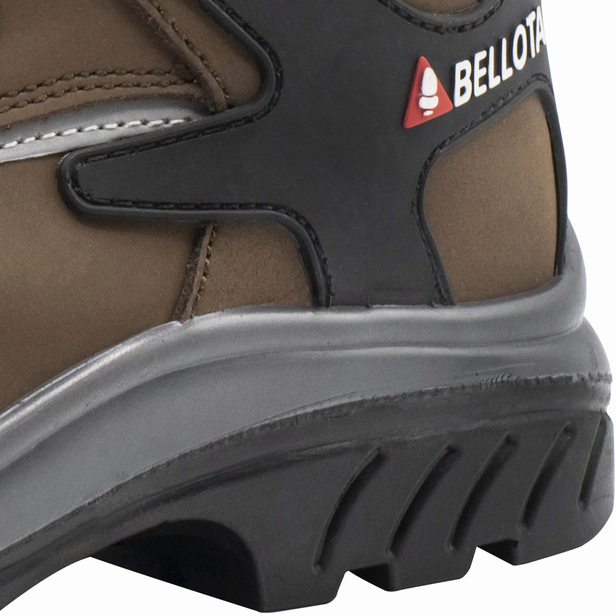 Bellota 72213S3 - Bota de seguridad Click piel marrón de Hombre y Mujer con cierre rápido y elementos de protección no metálicos.
