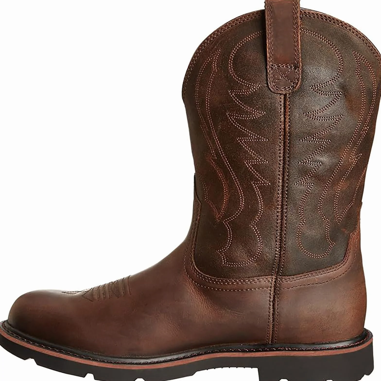 Botas de equitación (38 – 48), botas de equitación con punta redonda y bordado de tubo medio, antideslizantes, transpirables, para otoño/invierno/hombre/mujer