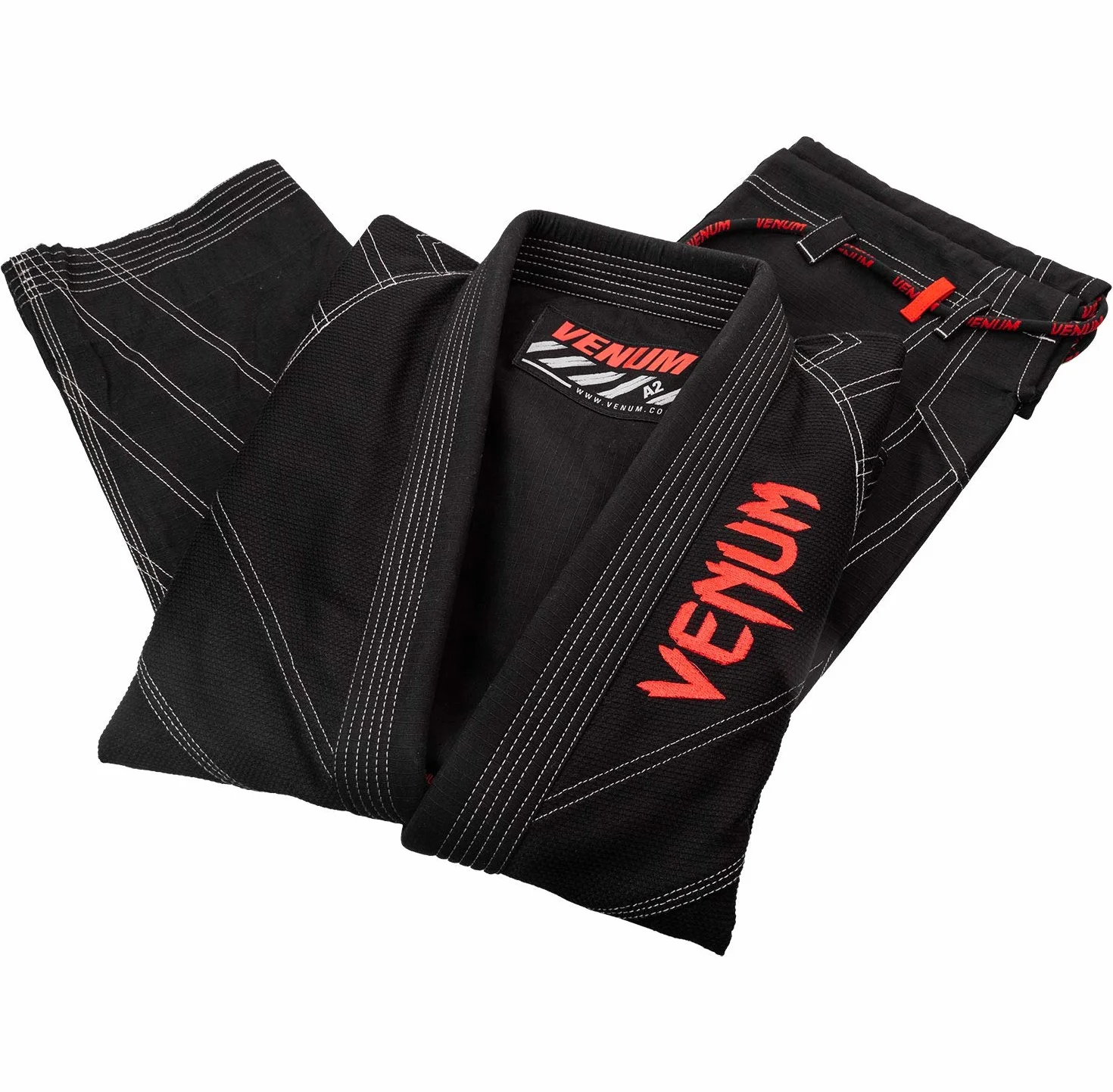 VENUM Power 2.0 Kimono De Jiu Jitsu Brasileño/BJJ Gi, Unisex Adulto, Negro, A3.5