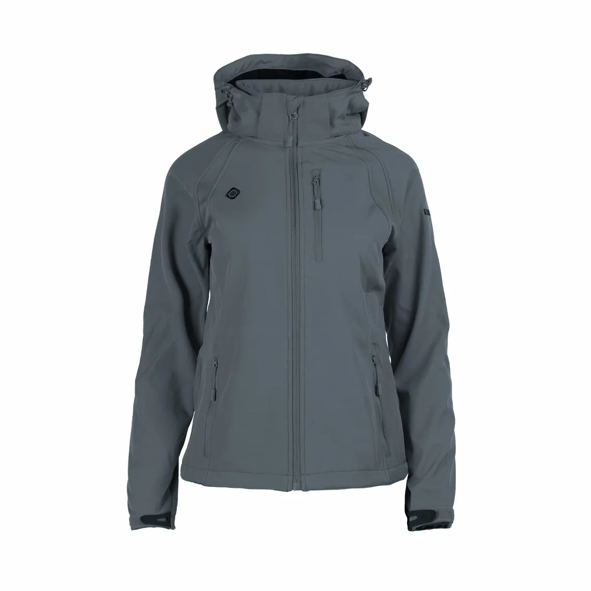 Izas STRATUS W Chaqueta Soft Shell Stratus para Mujer con Capucha y Bolsillos con Cremallera. Cortavientos, Resistente al Agua y Transpirable. Interior Polar. Ajustable y Cómoda