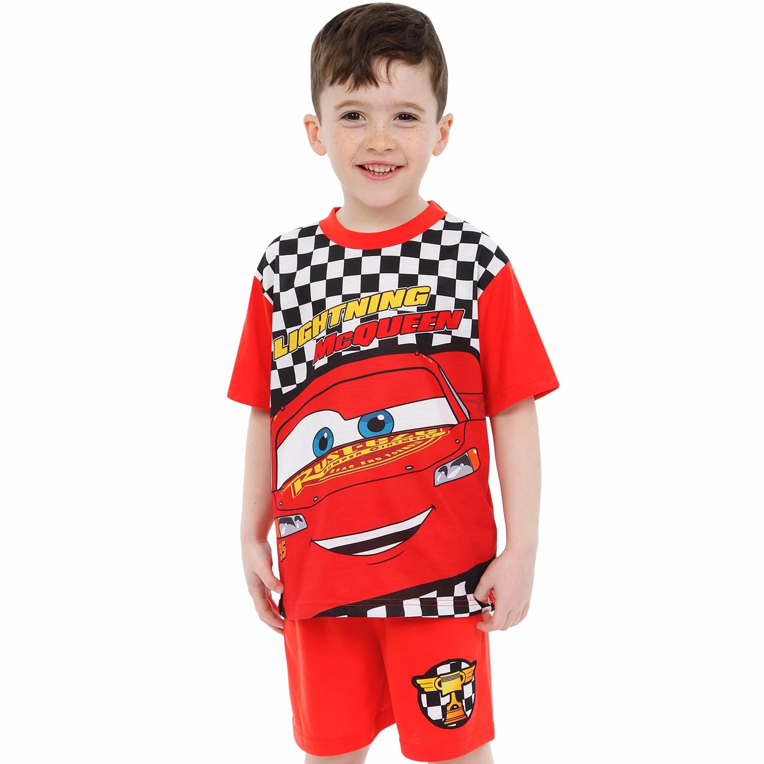 Disney Cars Pijama Niño Verano | Pijama Chico Rayo Mcqueen | Pijamas para Ninos