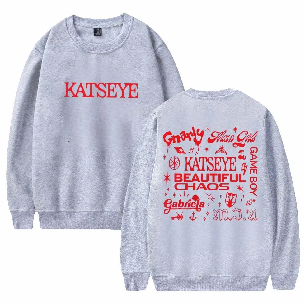 Katseye Beautiful Chaos - Sudadera unisex informal de manga larga con cuello redondo