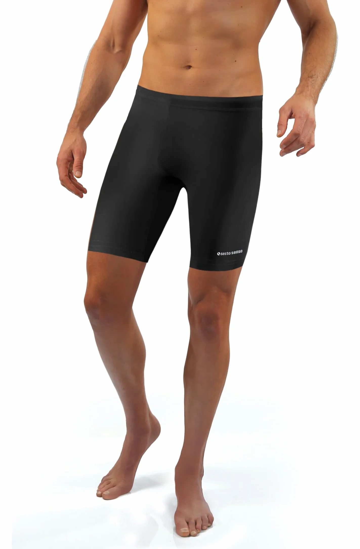Sesto Senso bóxer de natación para Hombre Traje de baño Largo Ajustado Surf Vela Deportes acuáticos