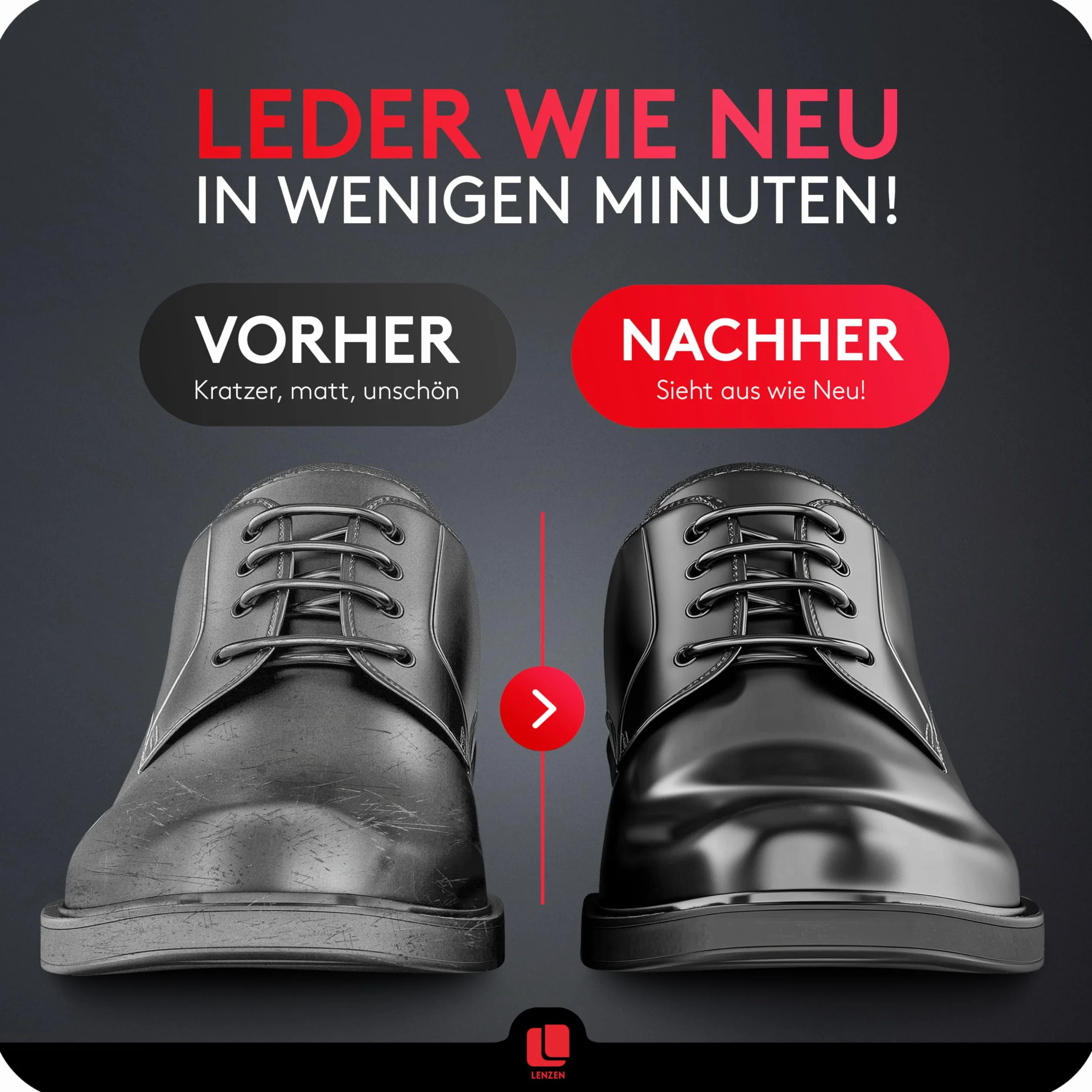 Premium Betun Zapatos para cuero liso y granulado I betun con brillo y renovación del color I tinte para zapatos ante I tinte para zapatos de piel I crema zapatos en diferentes colores