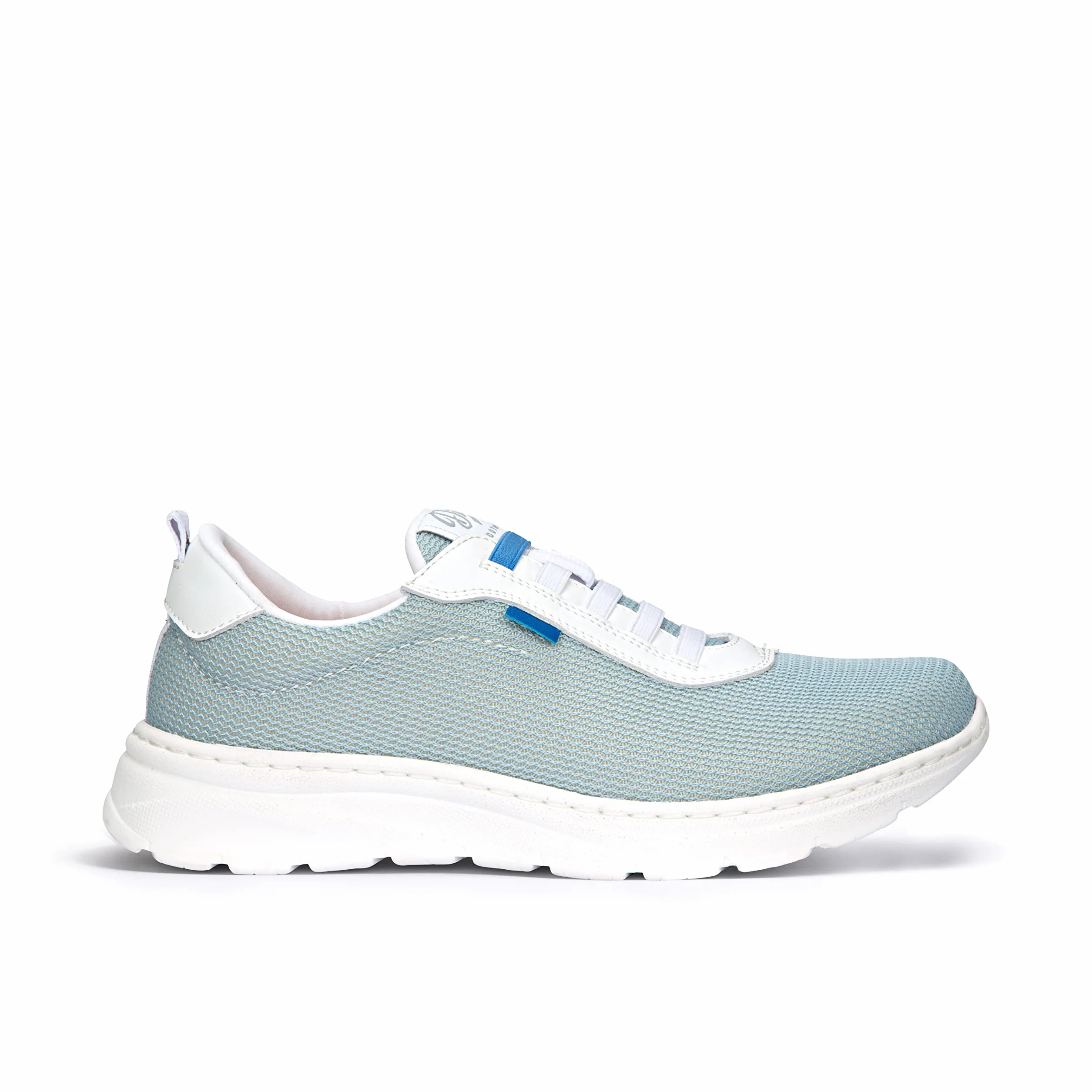 DIAN - Alicante, Azul 41, Zapatilla de Trabajo para Sanidad y Hostelería Unisex en Colores, Plantilla Acolchada y Suela Antideslizante, Material Transpirable y Repelente a Líquidos