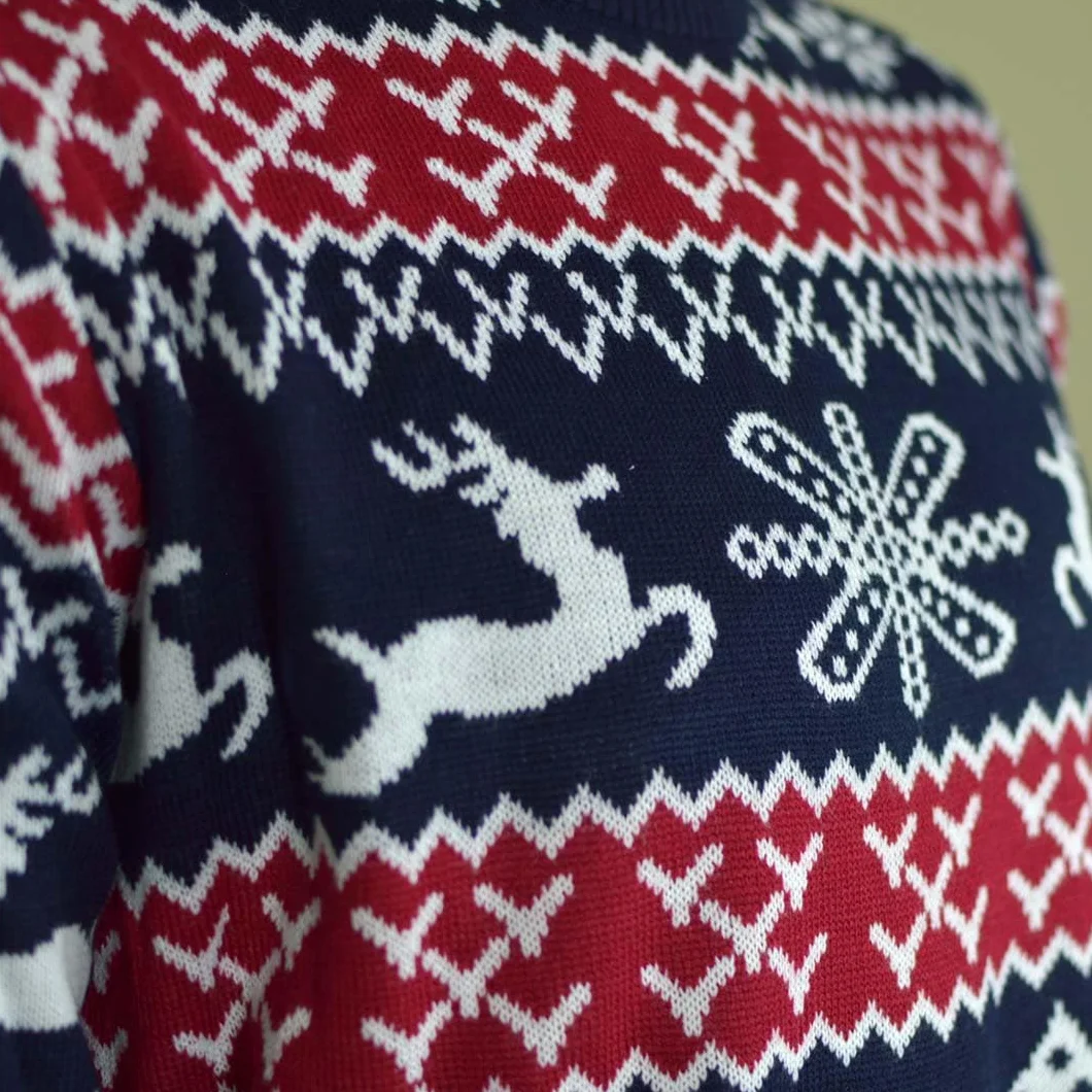 Jersey Navideño para Mujer, Hombre y Niños Renos y Motivos Navideños