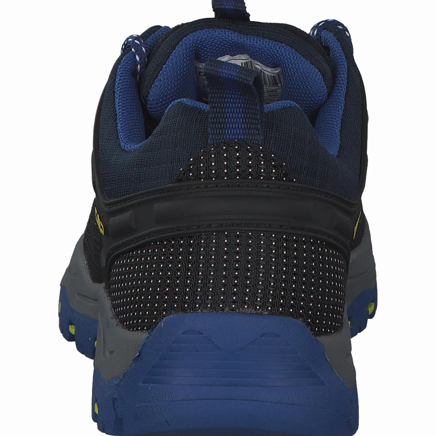 CMP Kids Rigel Low Trekking Shoes Kids WP, Zapatos de Trekking Unisex niños, Negro Azulado Eléctrico, 38 EU