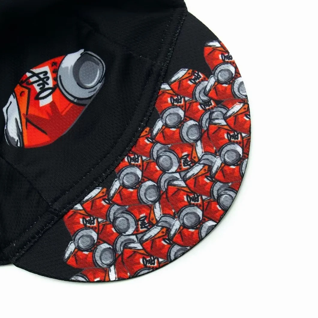 Gorra de ciclismo para hombre y mujer, sombrero de ciclismo debajo del casco, poliéster, transpirable, absorbe el sudor
