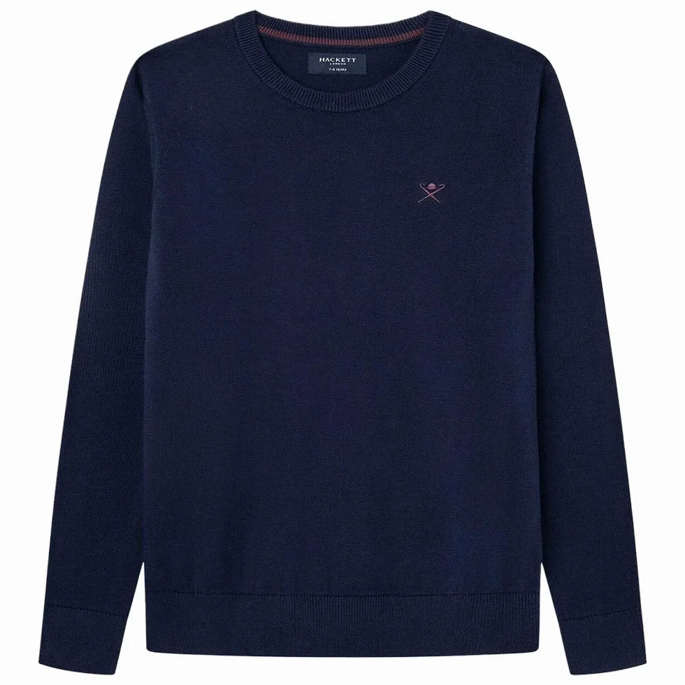 Hackett London Logo Crew Suéter para Niños