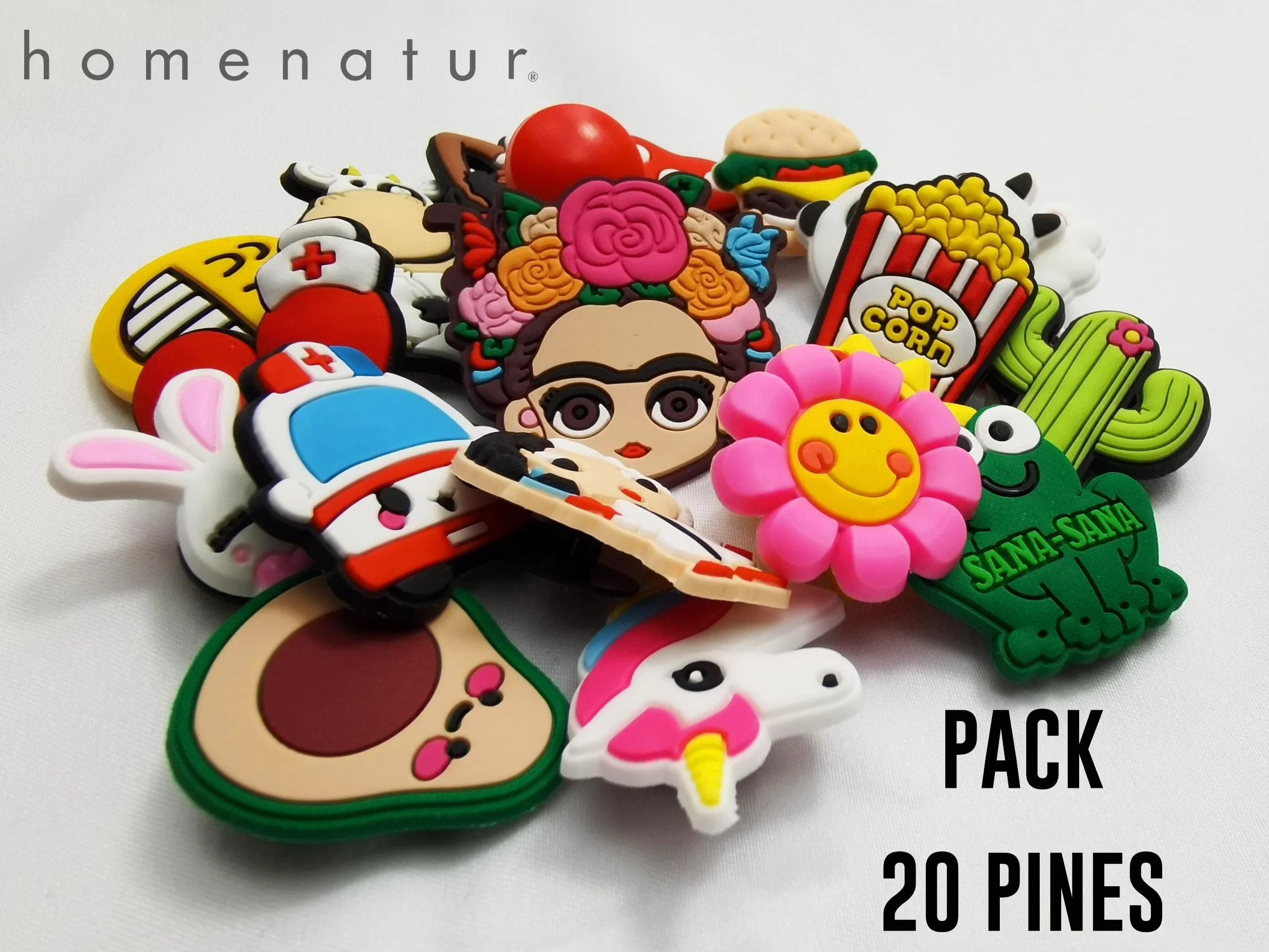 Pines para Crocs Zuecos Sanitarios - 20 Piezas - Pins Decorativos - Shoe Charms - Accesorios y Adornos para Zapatos - Mujer Hombre Niños - Sanidad Hostelería - Trabajo Peluqueria