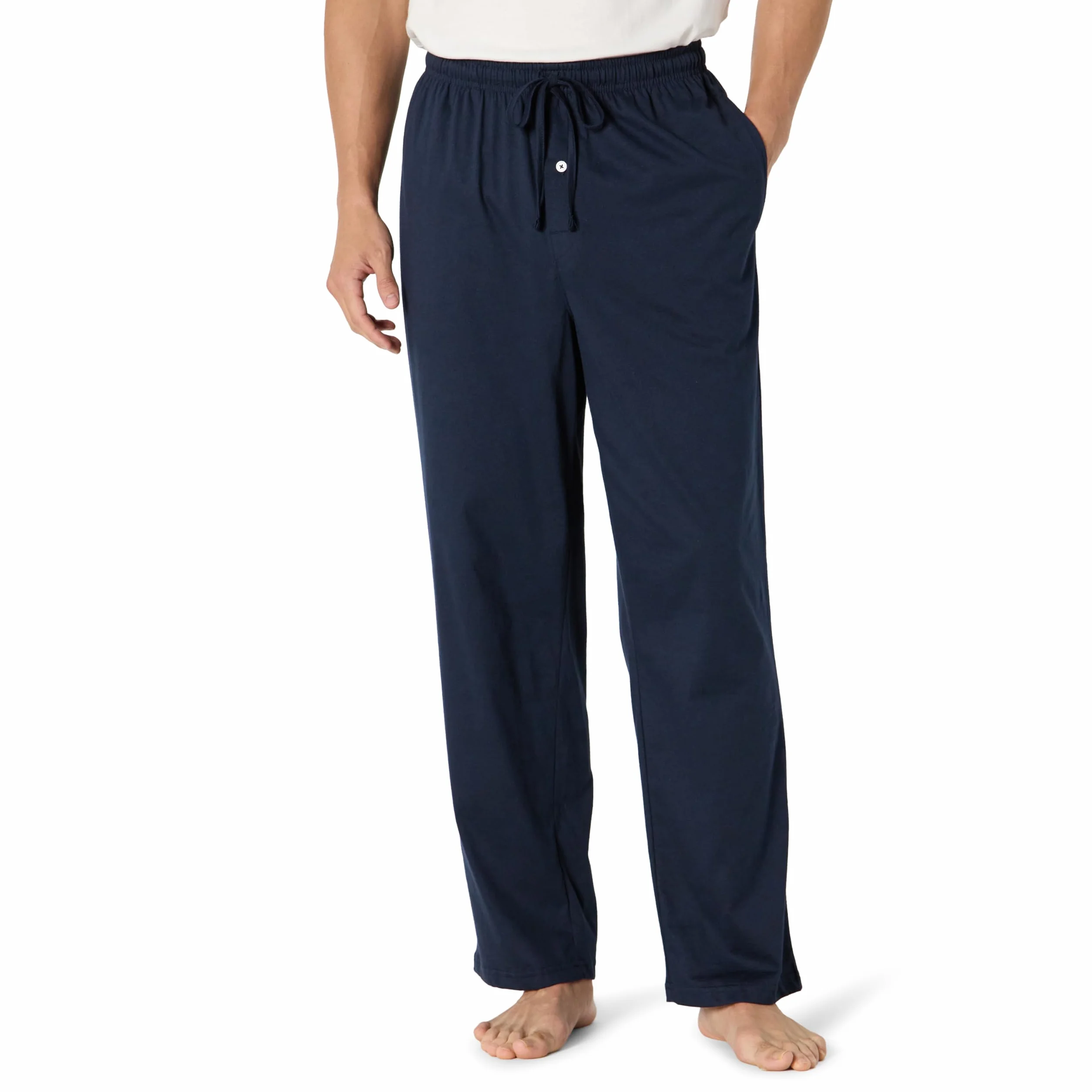 Amazon Essentials Hombre Pantalón de Pijama de Punto de algodón