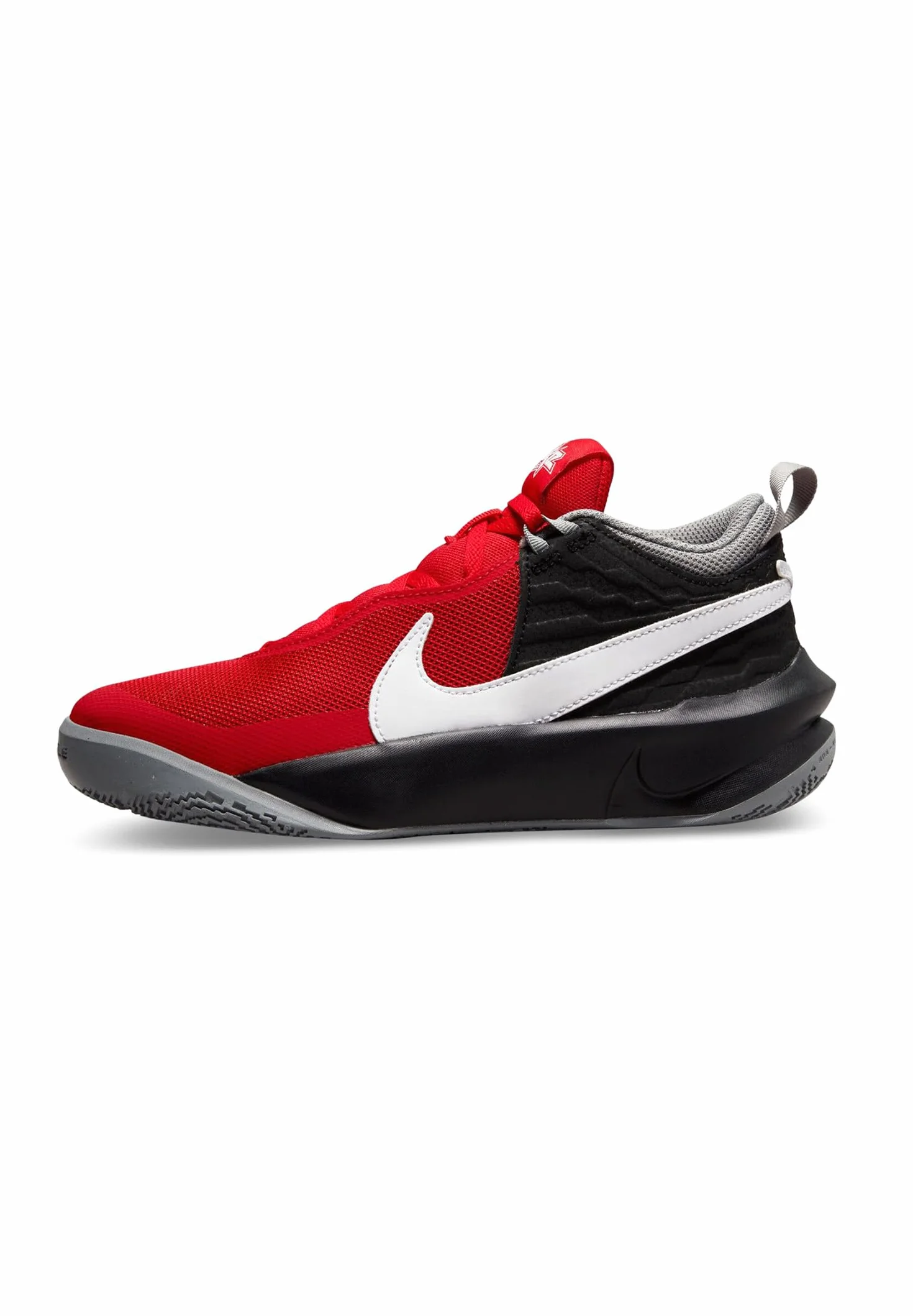 Nike Team Hustle D10 GS CW6735 607 - Zapatillas deportivas para niños, color rojo