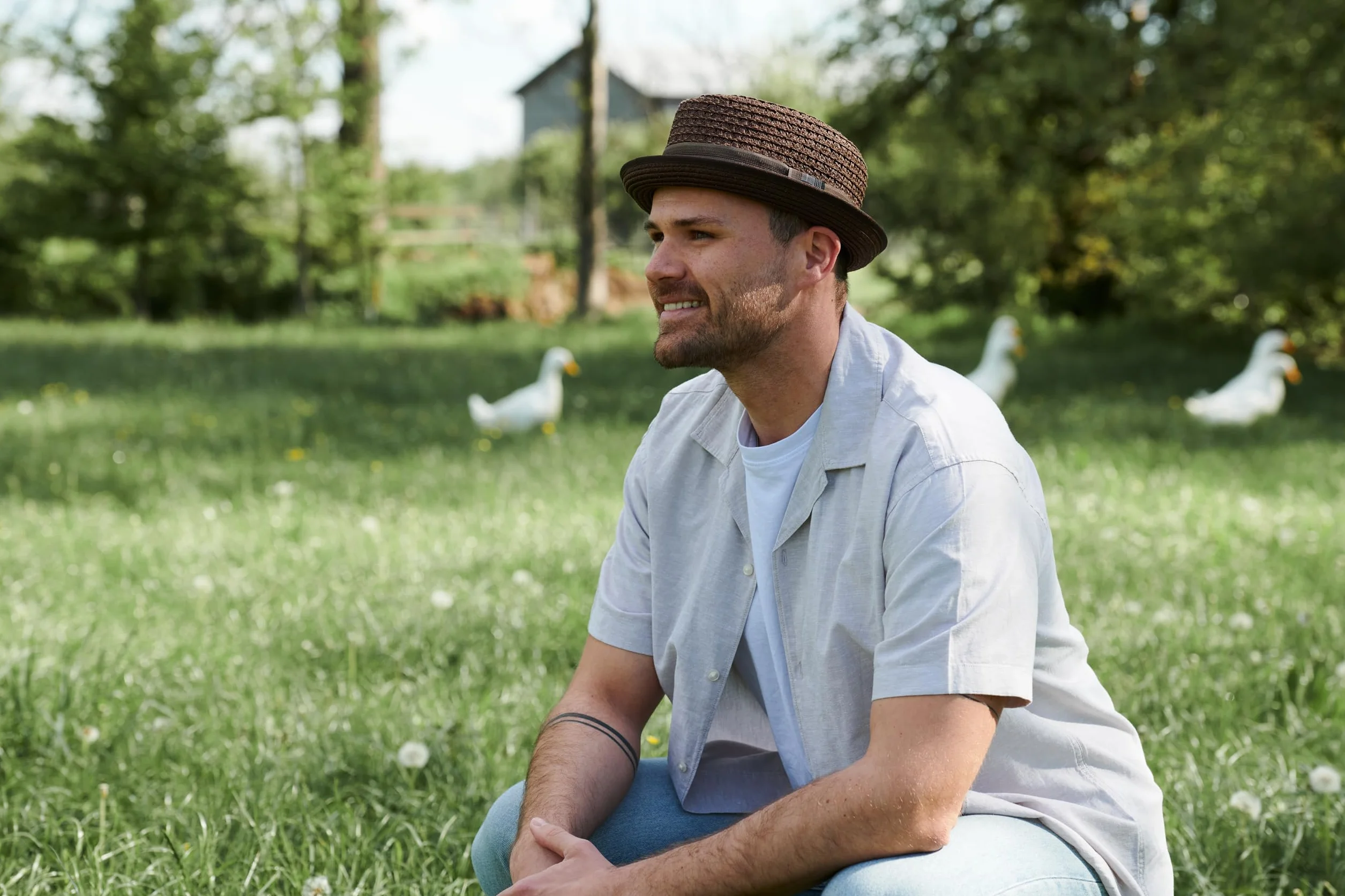 CHILLOUTS Oxford Hat - Pork pie