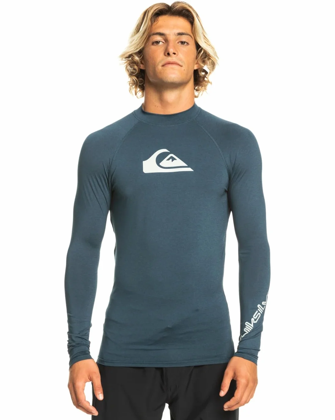 Quiksilver Camiseta de Manga Larga UPF 50 para Hombre