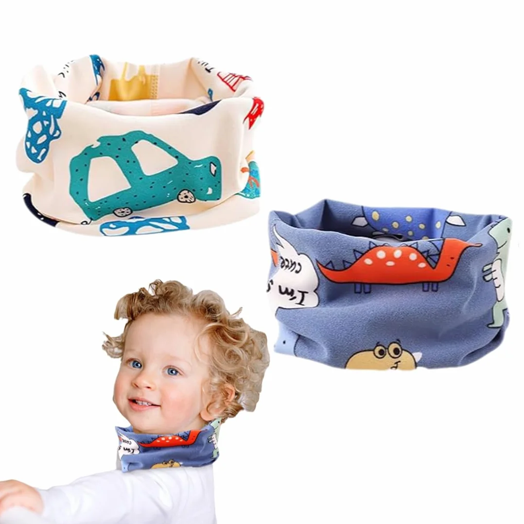 Braga Cuello Niño，Cache Cou Enfant，Tour De Cou Enfant Garcon，Tour De Cou Bebe，Multipropósito A Prueba De Viento Cálido Para Niños Y Niñas，Bufanda De Algodón De Invierno Para Bebés Decorar