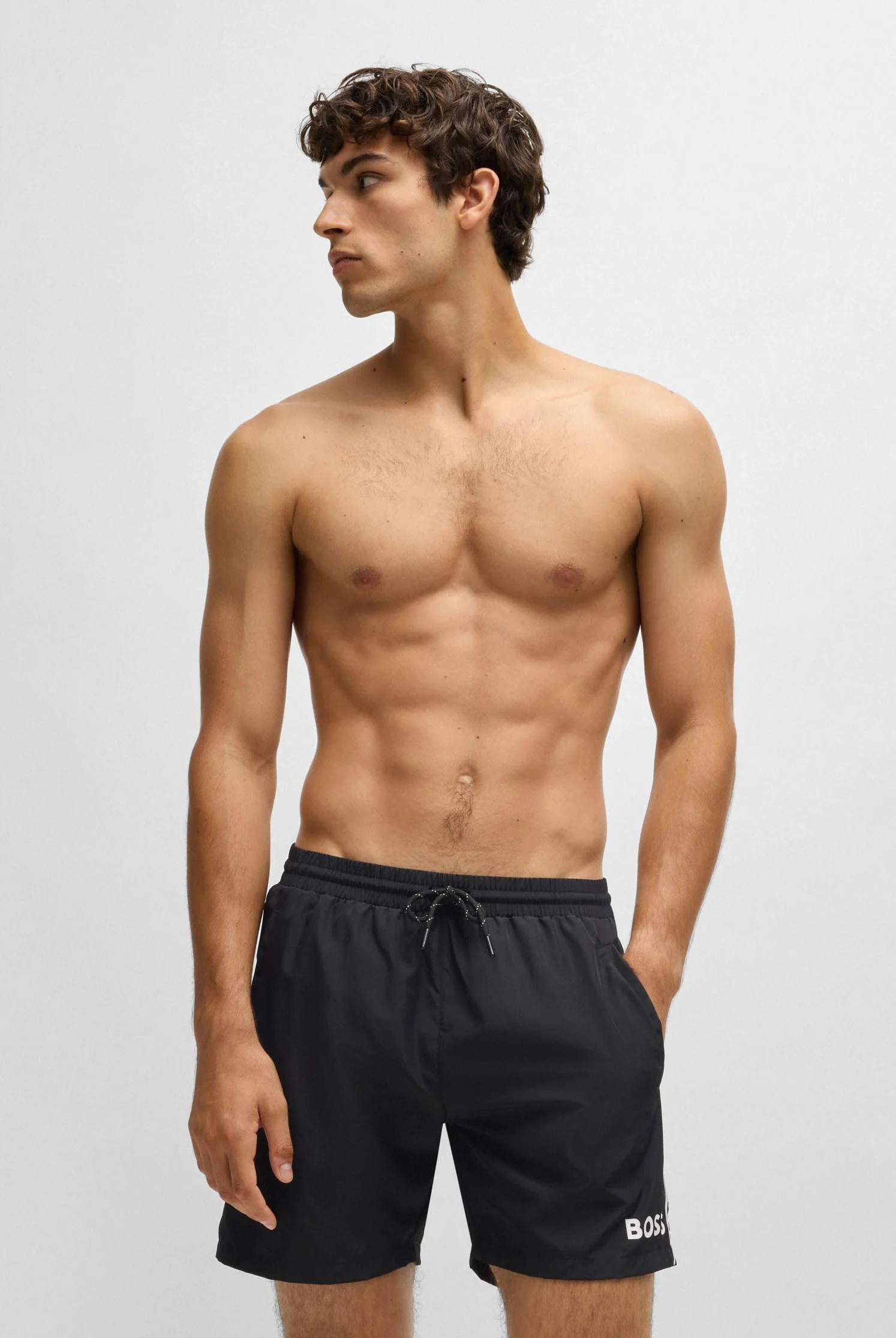 Boss Bañador de Longitud Media Bañadores Ajustados para Hombre Hombre