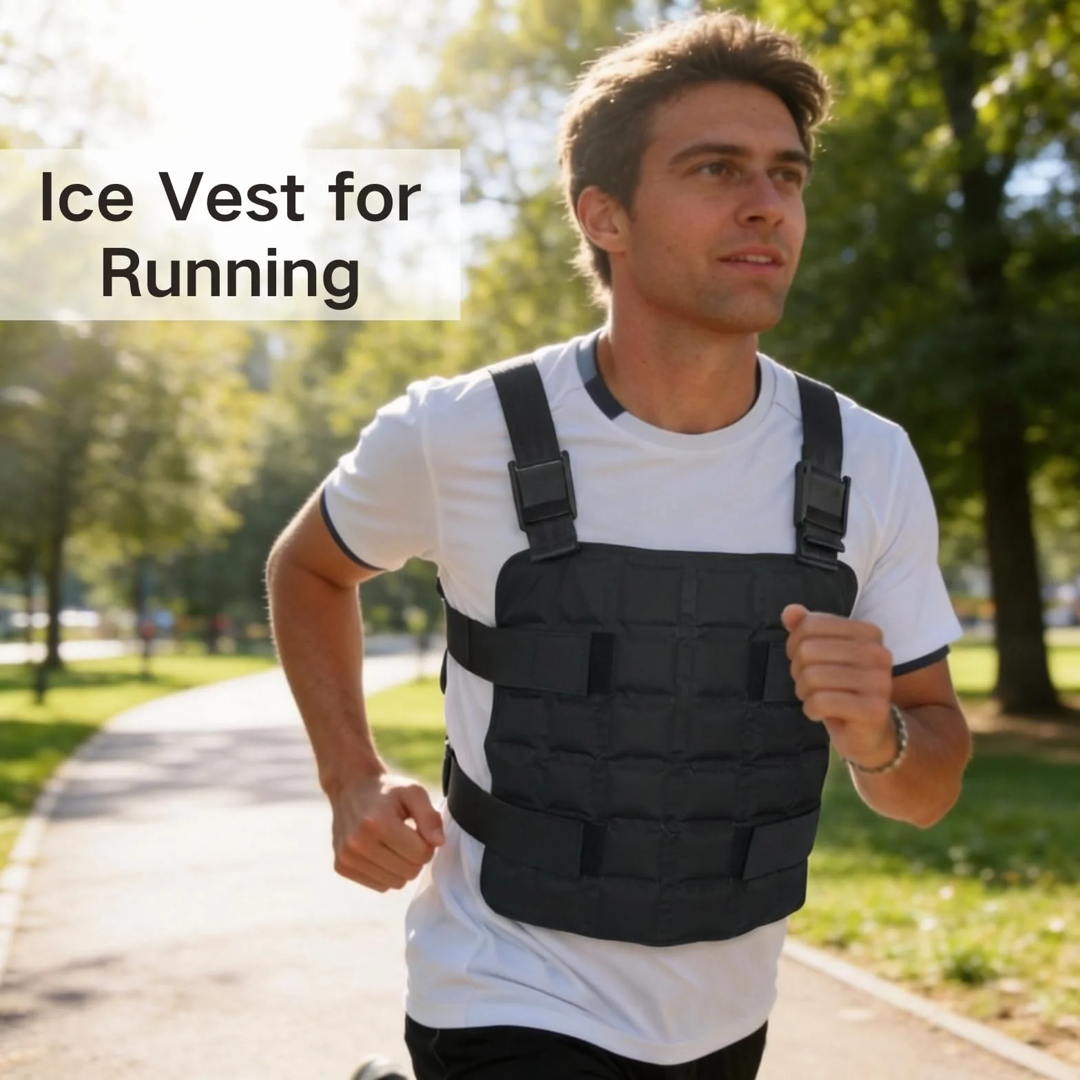 Chaleco refrigerante para adultos, hombres y mujeres en climas cálidos, chaleco con bolsa de hielo para ciclismo, pesca, cocina, jardinería, trabajo al aire libre
