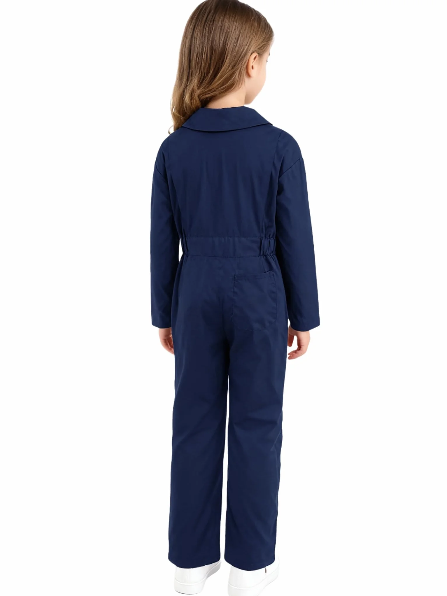 Unisex Niño Trabajo Mono Manga Larga Uniforme Ropa de Trabajo para 5-16 Años
