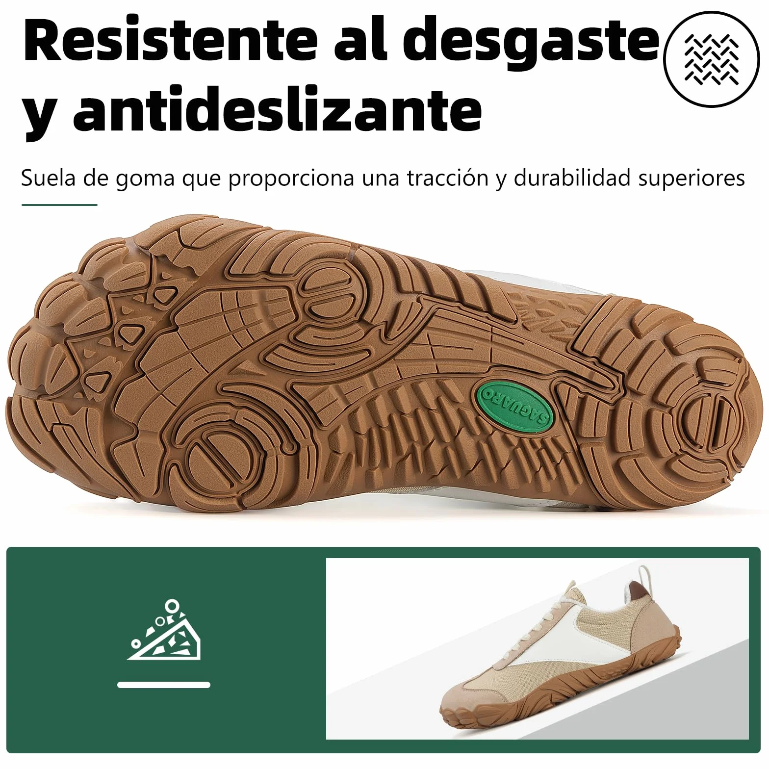 SAGUARO Zapatillas Barefoot Unisex Sneakers Descalzos Ligera Transpirable Antideslizante