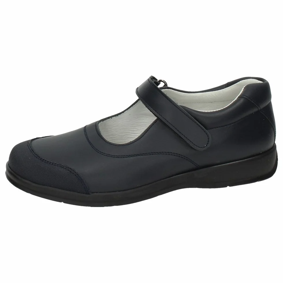8029P Zapato COLEGIAL Piel NIÑA Zapato COLEGIAL Marino