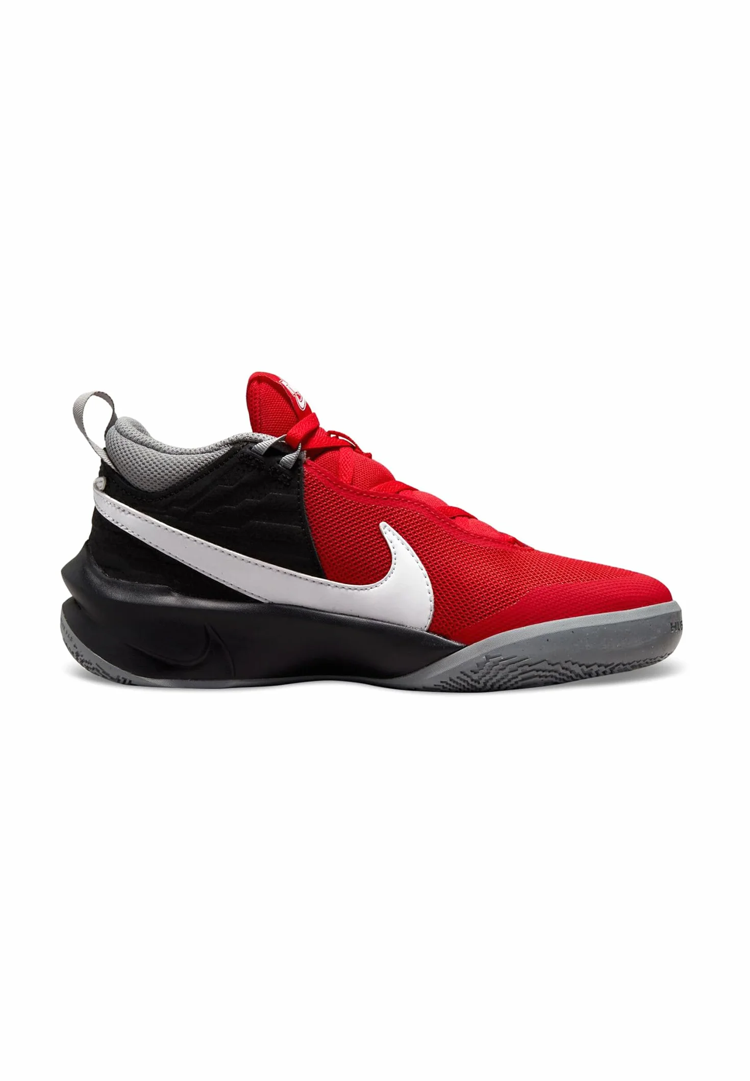 Nike Team Hustle D10 GS CW6735 607 - Zapatillas deportivas para niños, color rojo