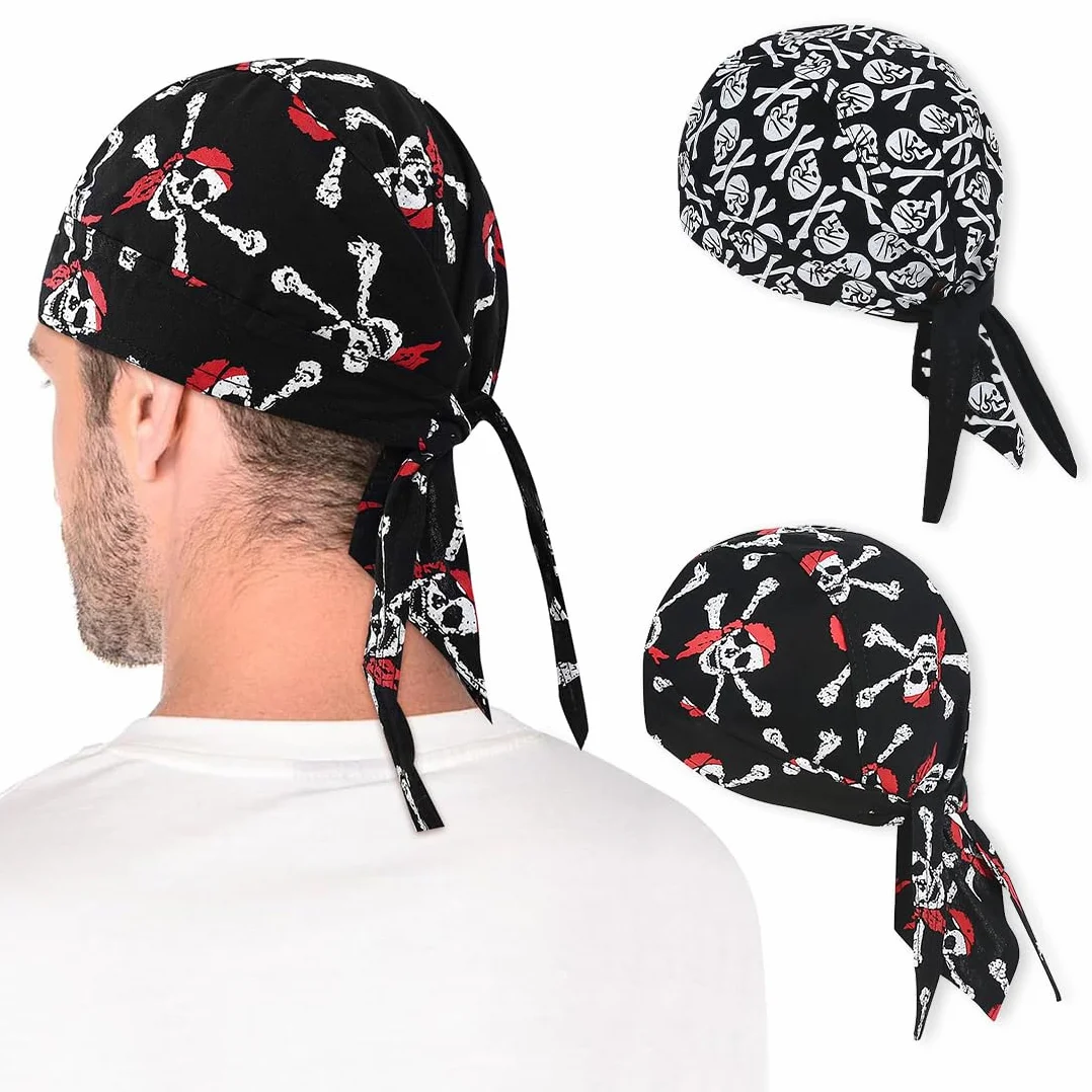 2 Piezas Bandana Ciclismo Hombre Mujer Pañuelo Cabeza Ciclismo para Nadar Correr Senderismo Montañismo y Moto