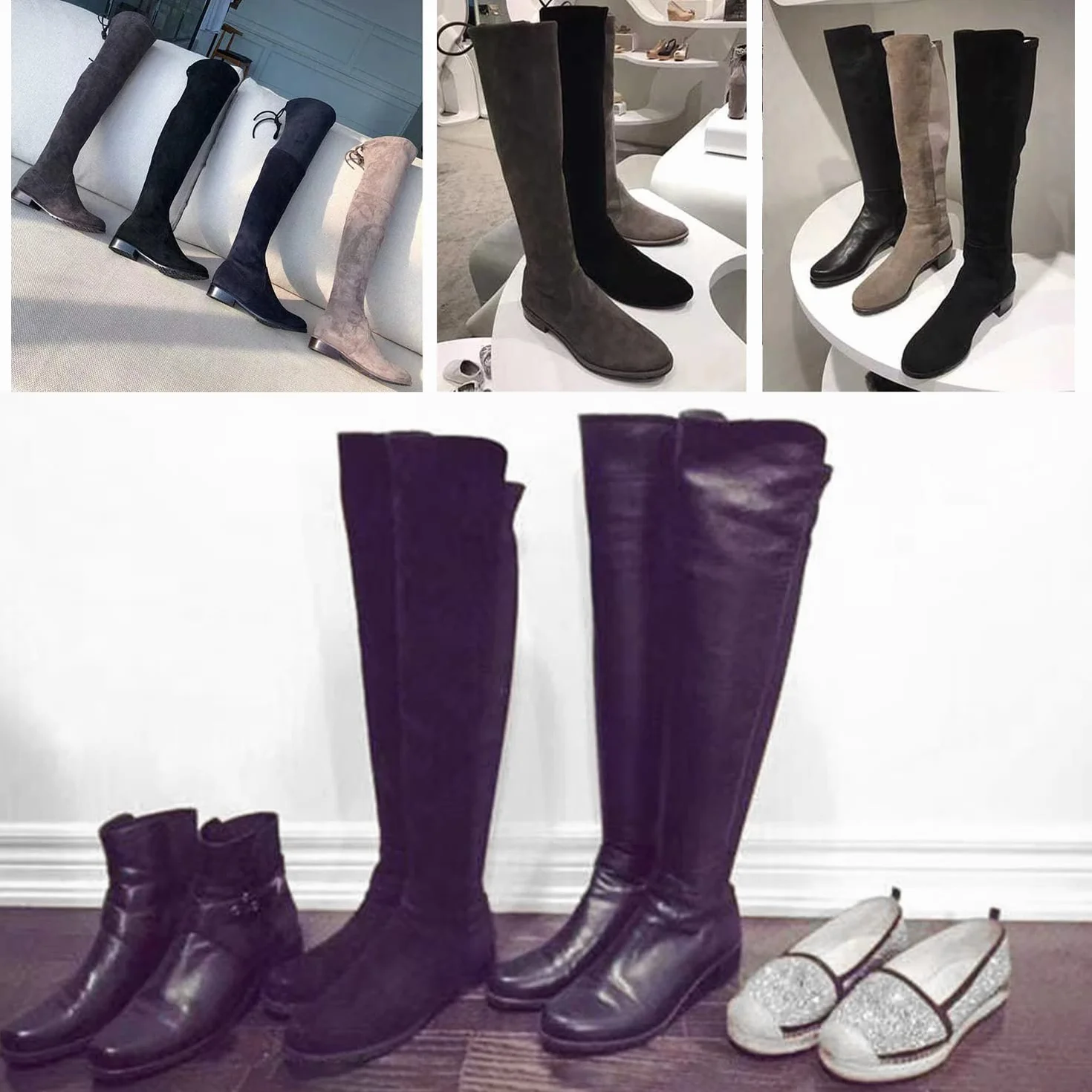 6 Piezas Insertos de Formas de Botas, Hormas para Zapatos, Soportes de Botas Altas Plastico,Moldeador de Botas, Árboles de Botas Largas, Tensores de Botas para Mujeres Hombres