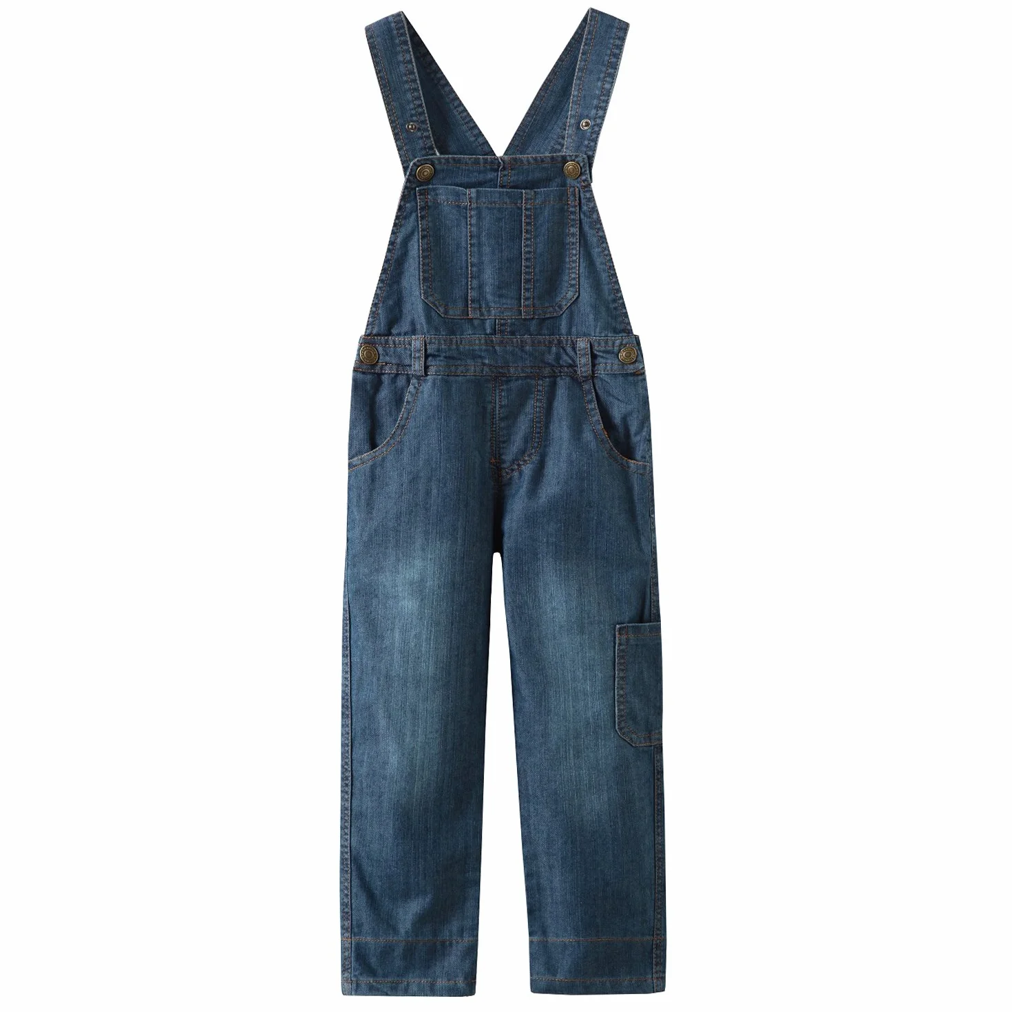 Grandwish Niños Mono Jeans peto Vaquero unisex 3 años - 10 años