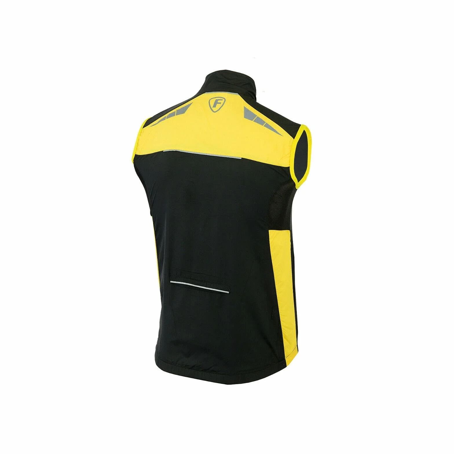 FDX Chaleco de ciclismo hombre, ligero y transpirable, sin mangas, reflectante, cortaviento e hidrorrepelente, ideal para correr, MTB, senderismo, fitness y outdoor