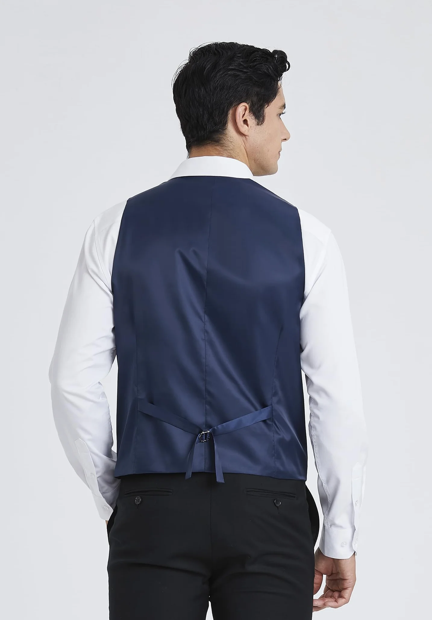 Enlision Chaleco de hombre de Doble Botonadura con Cuello en V Slim Fit Traje Chaleco Casual Formal Business Vestido Chaleco