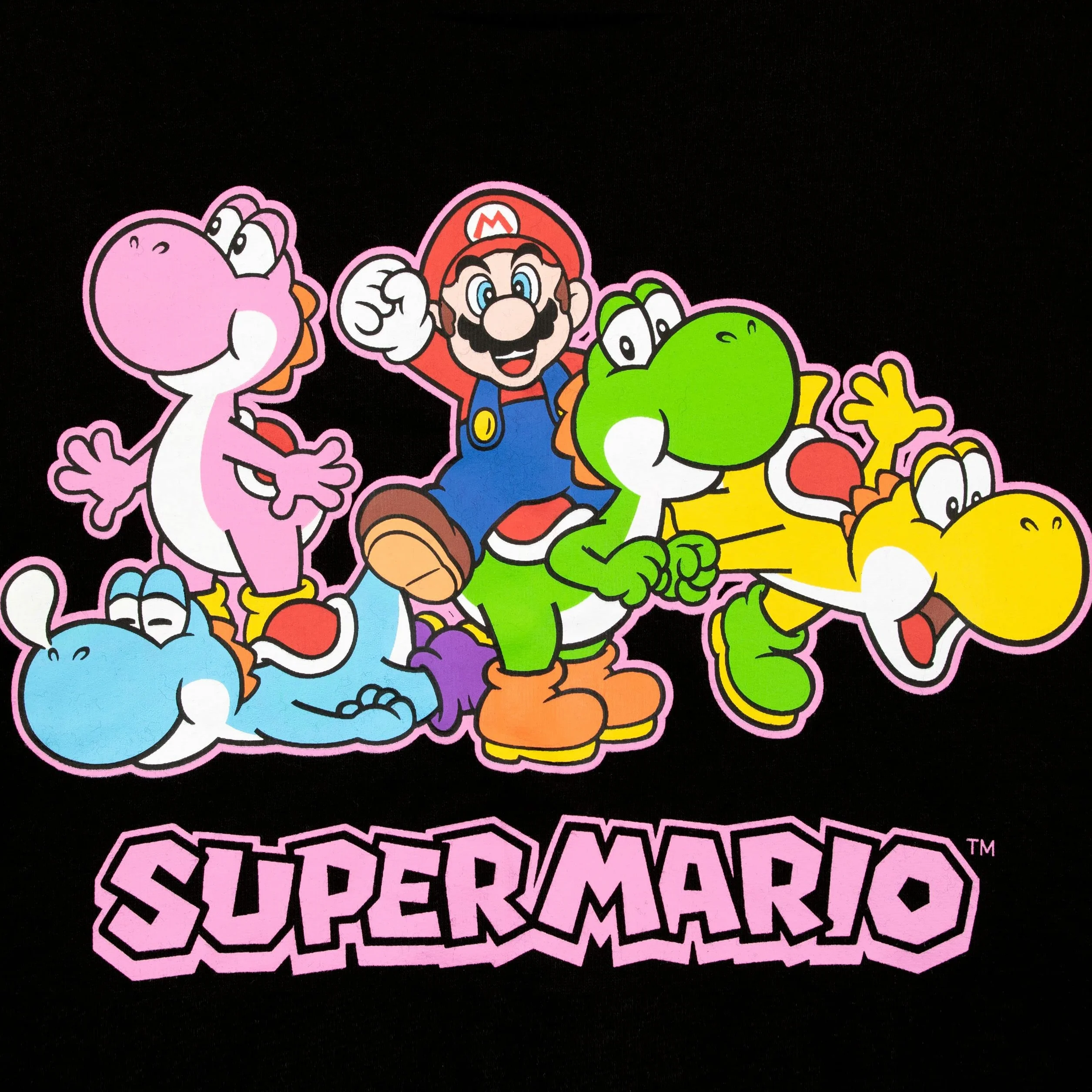 SUPER MARIO Sudadera Recortada de Videojuego para Niñas Jersey de Mangas largas Infantil