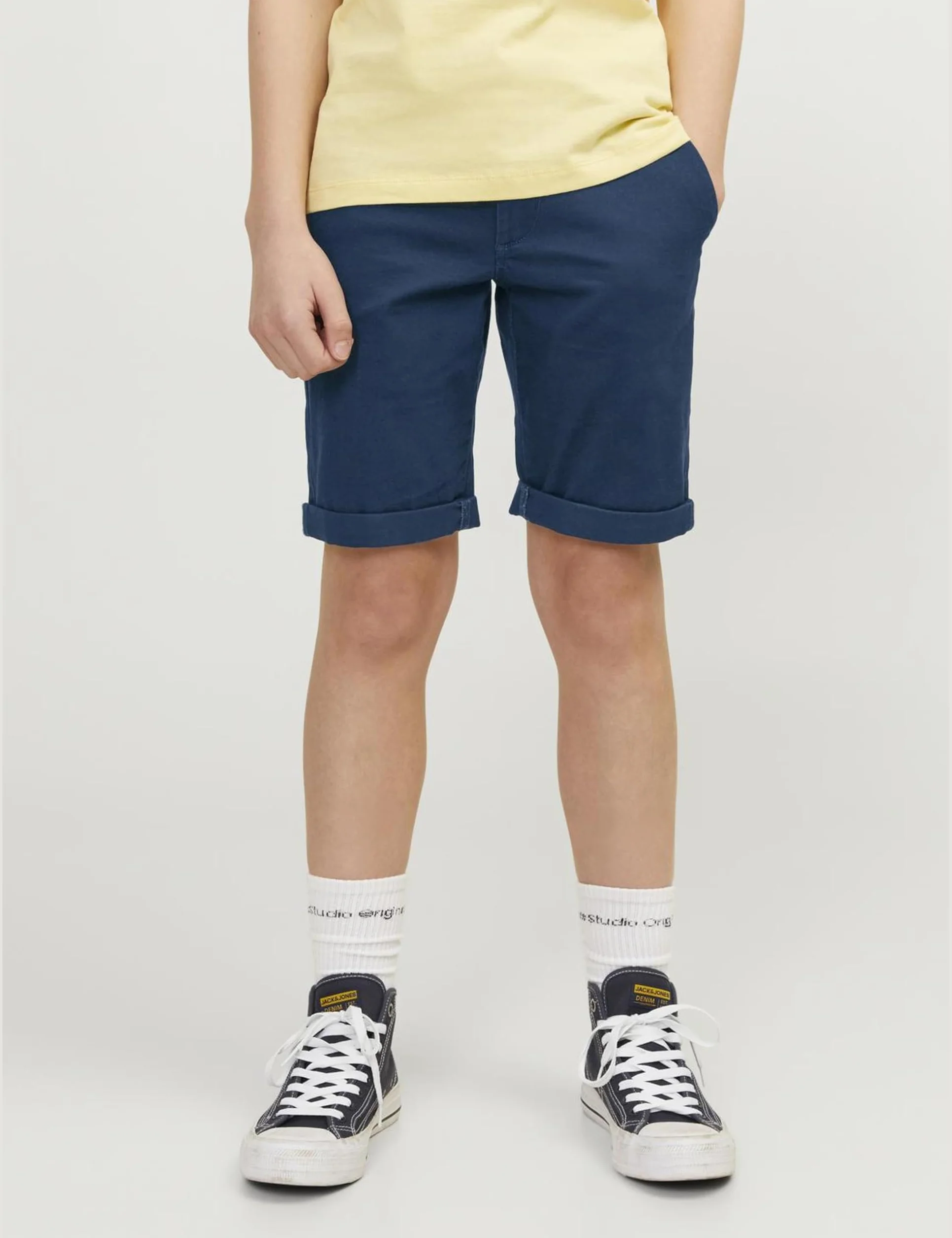 Jack & Jones Jpstdavid Jjchino Pantalones Cortos AKM Sn Jnr - Pantalones Cortos Chinos Niños
