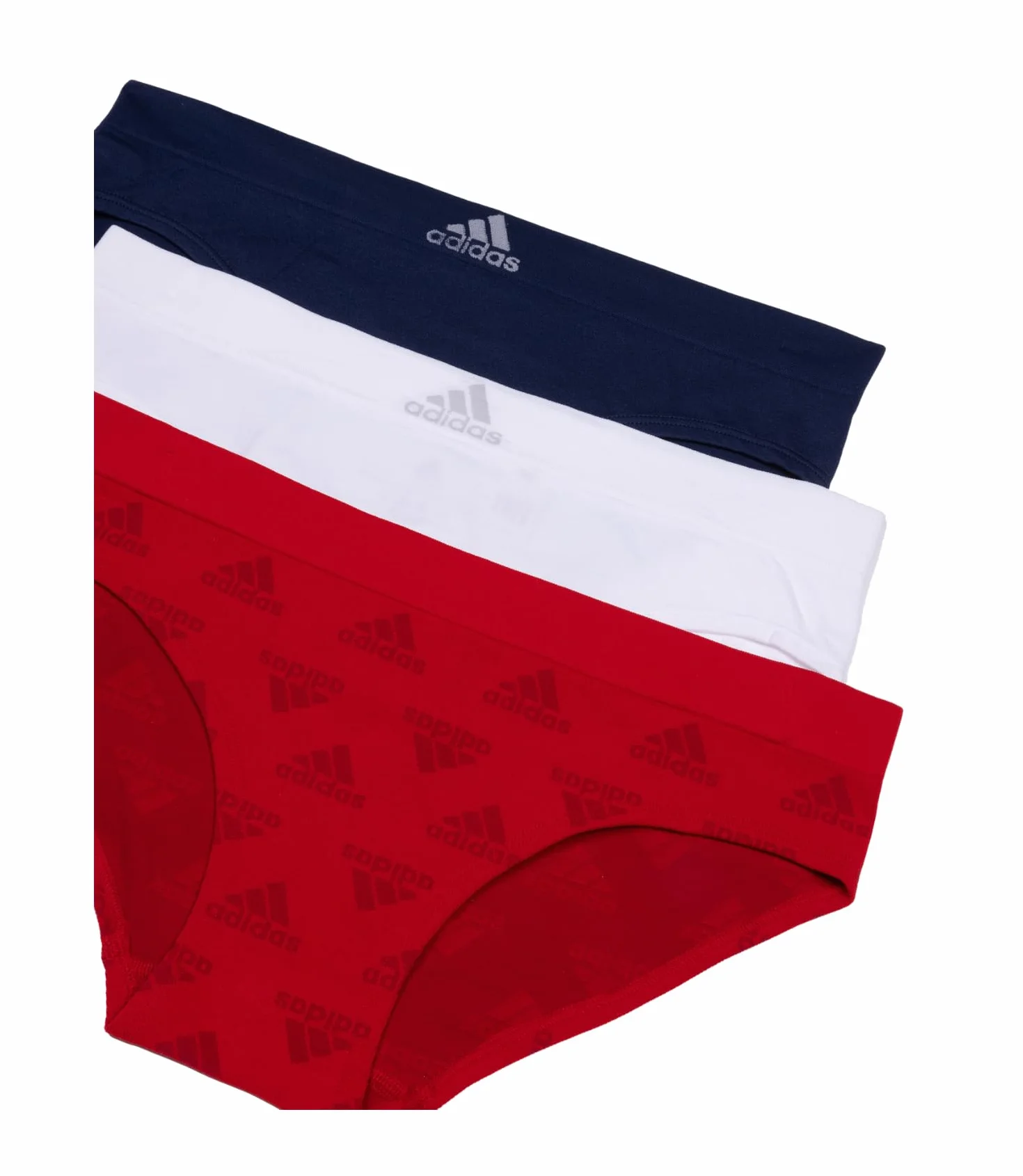 Adidas Seamless Hipster Underwear 3 Pack Ropa Interior a la Cadera Mujer (Pack de 3)