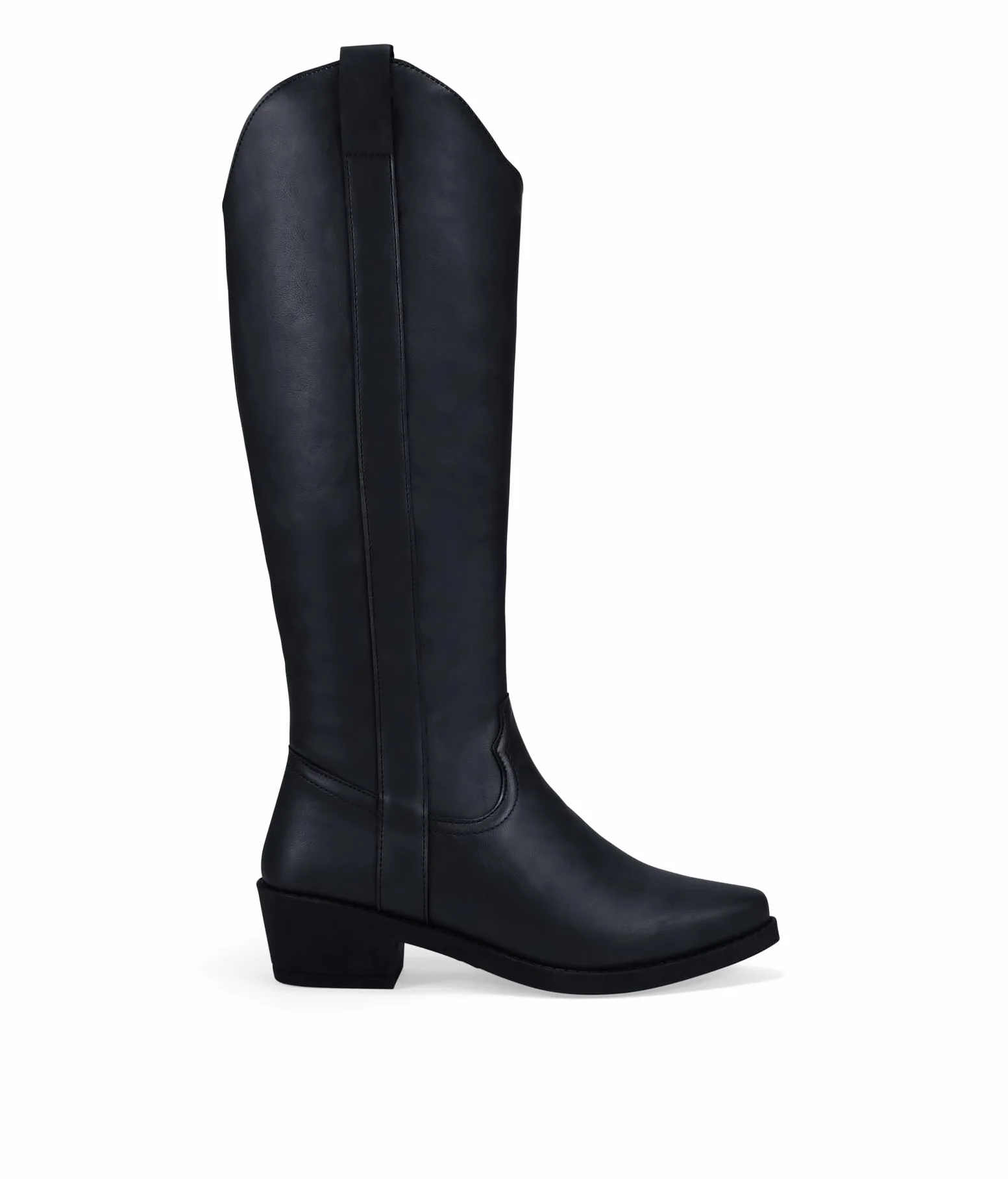 BOSANOVA Botas Camperas de caña Alta para Mujer con Doble Tirador y Suela con Acabado en Punta y tacón Ancho de 5 cm. Cierre con Cremallera. Calzado para Mujer
