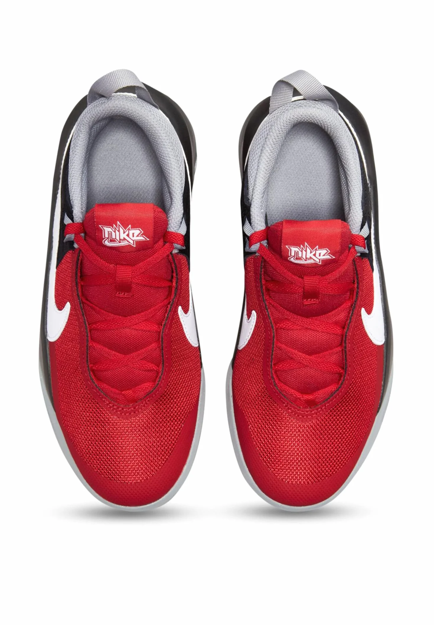 Nike Team Hustle D10 GS CW6735 607 - Zapatillas deportivas para niños, color rojo
