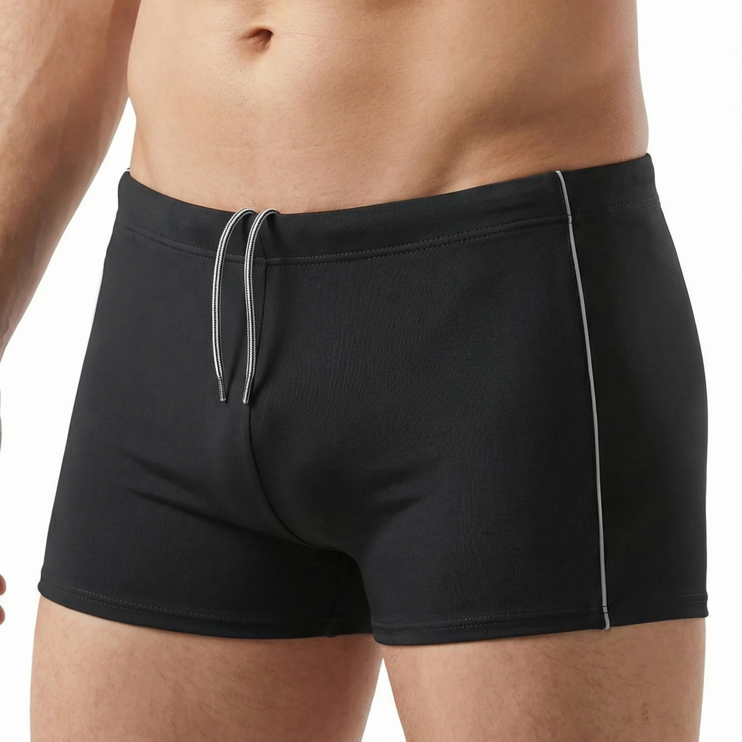 MANA MANA Bañador Hombre Bañador Piscina Hombre Secado Rápido Cintura Elástica con Cordón Ajustable Bañador Hombre para Natación Playa Vacaciones Tallas Grandes