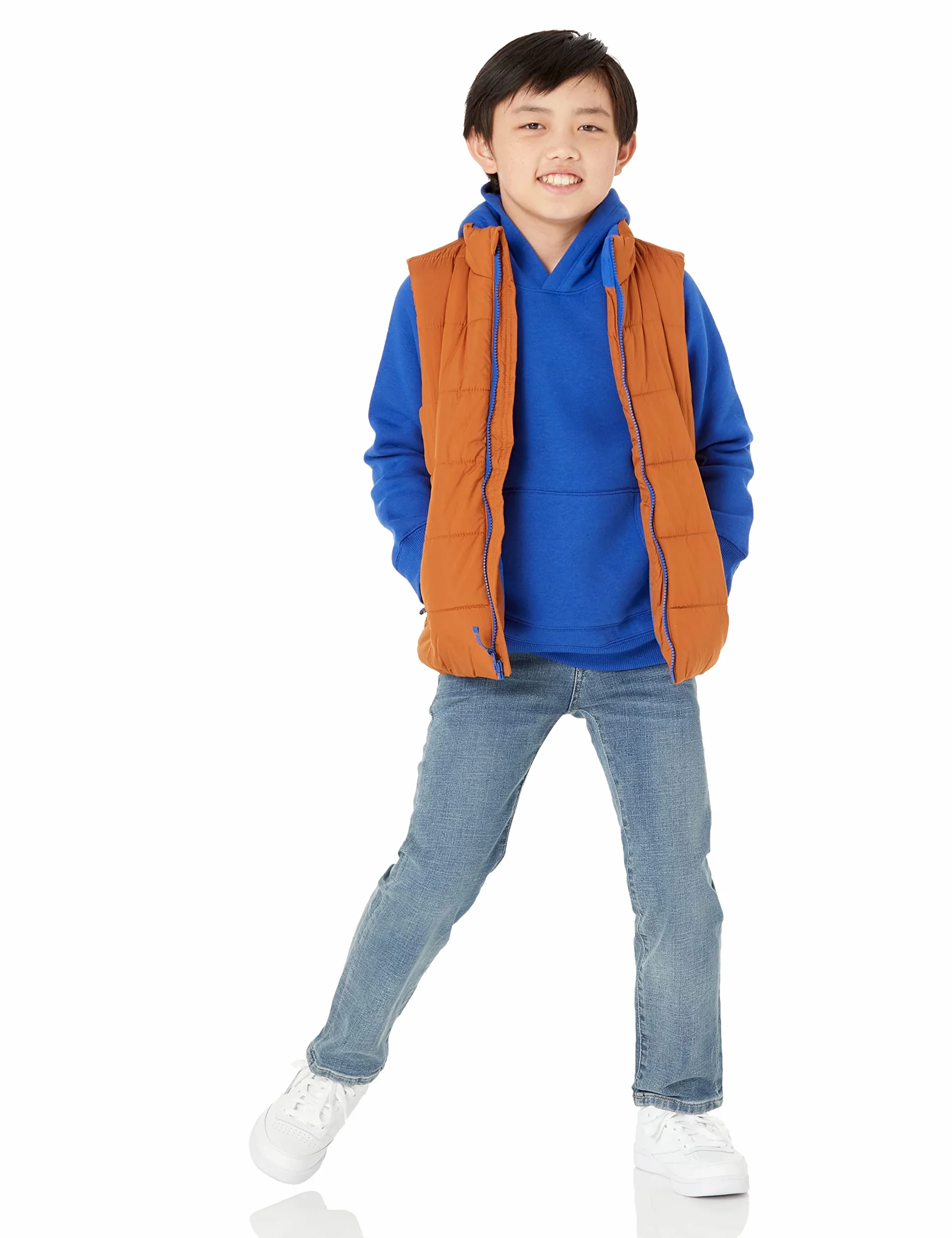 Amazon Essentials Niños Sudaderas de Forro Polar con Capucha