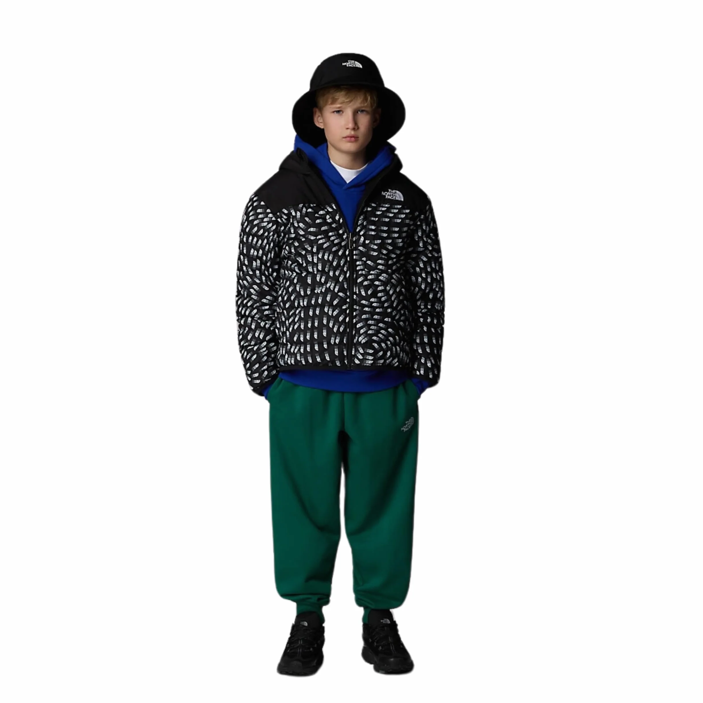 THE NORTH FACE Reversible Shasta Full Zip Hooded Jacket | Waterproof Finish With Heatseeker Insulation & Secure Zip Hand Pockets Chaqueta Niños (Pack de 1)