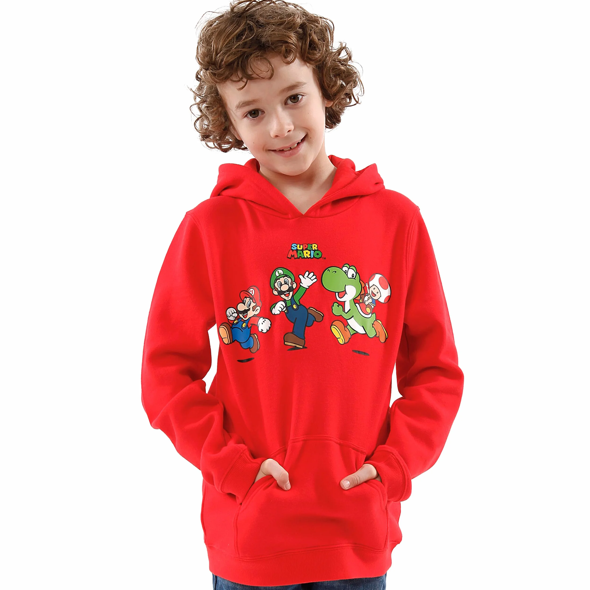 Sudadera Mari Bros | Mario Y Luigi | Sudadera para Niños | para Edades De 3 A 13 Años | Merchandising Oficial De Mario