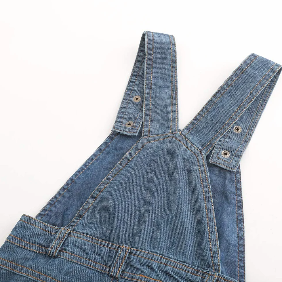 Grandwish Niños Mono Jeans peto Vaquero unisex 3 años - 10 años