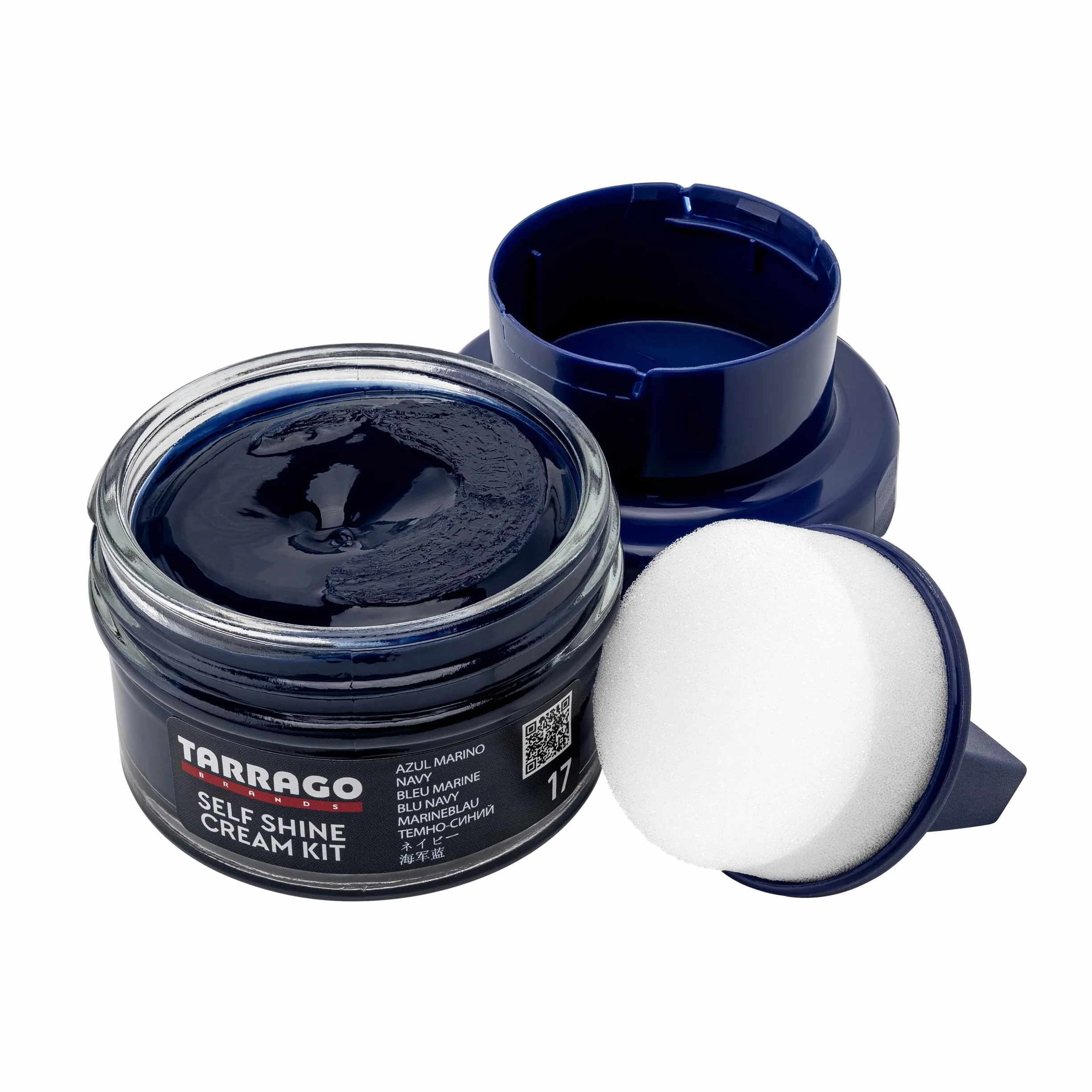 Tarrago Self Shine Cream Kit 50 ml | Crema de Ceras Autobrillante Para Zapatos | Apto para Cuero y Cuero Sintético | Betún para Zapatos