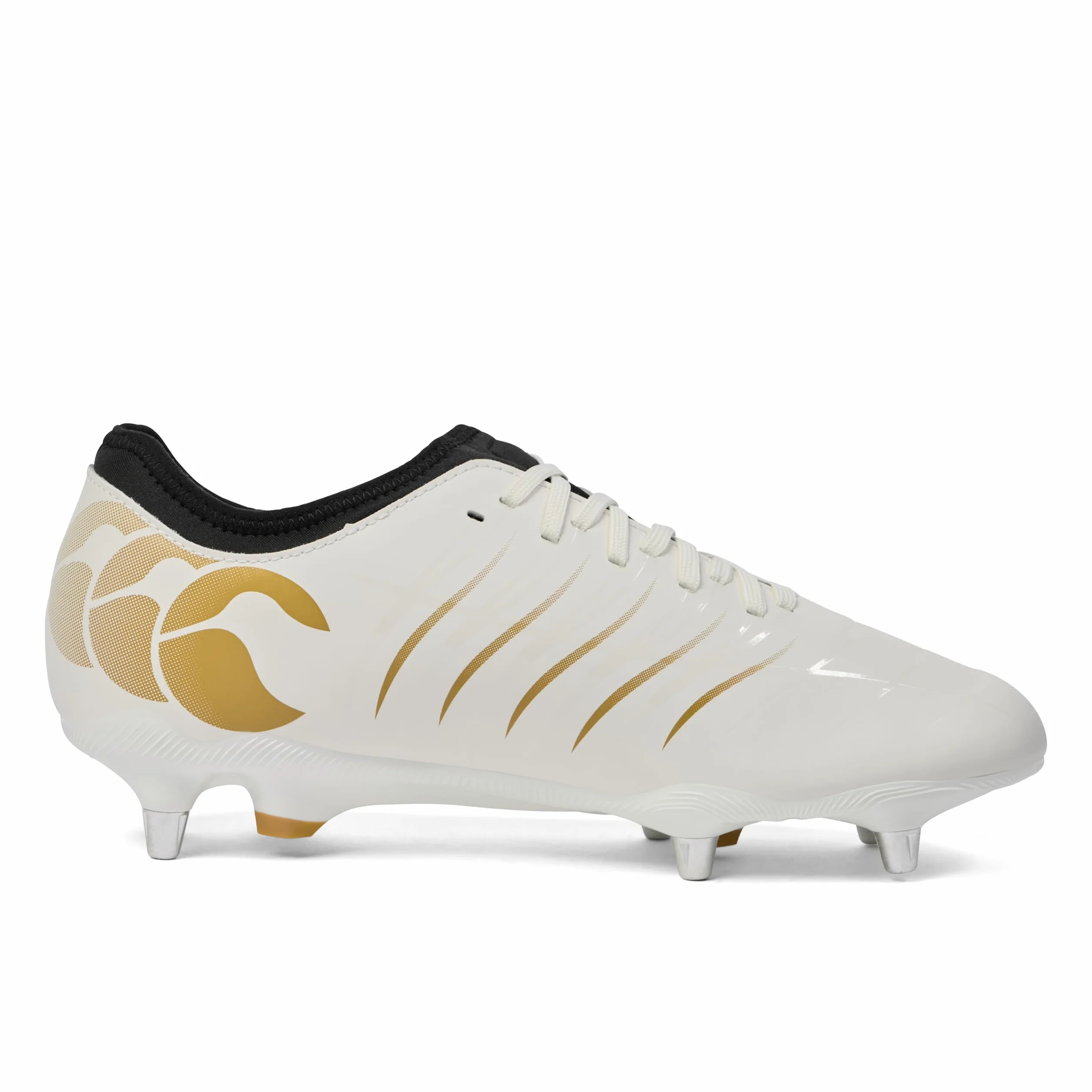 Canterbury Botas de Rugby Unisex Phoenix 2.0 Team Soft Ground para Adultos, Color Blanco