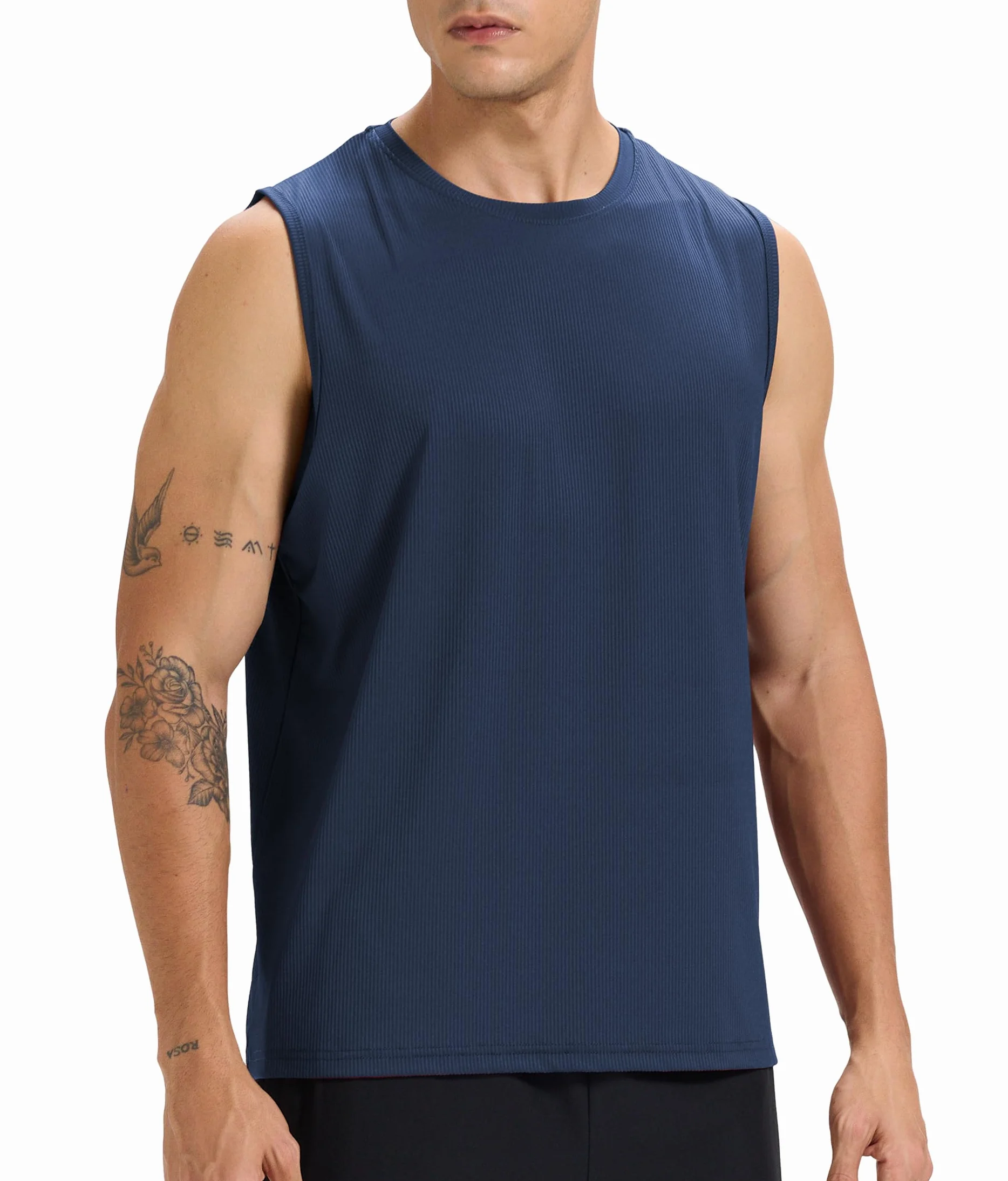 Camiseta sin Mangas para Hombre, Chaleco de Entrenamiento físico, Camiseta Deportiva de Secado rápido para Correr y Gimnasio