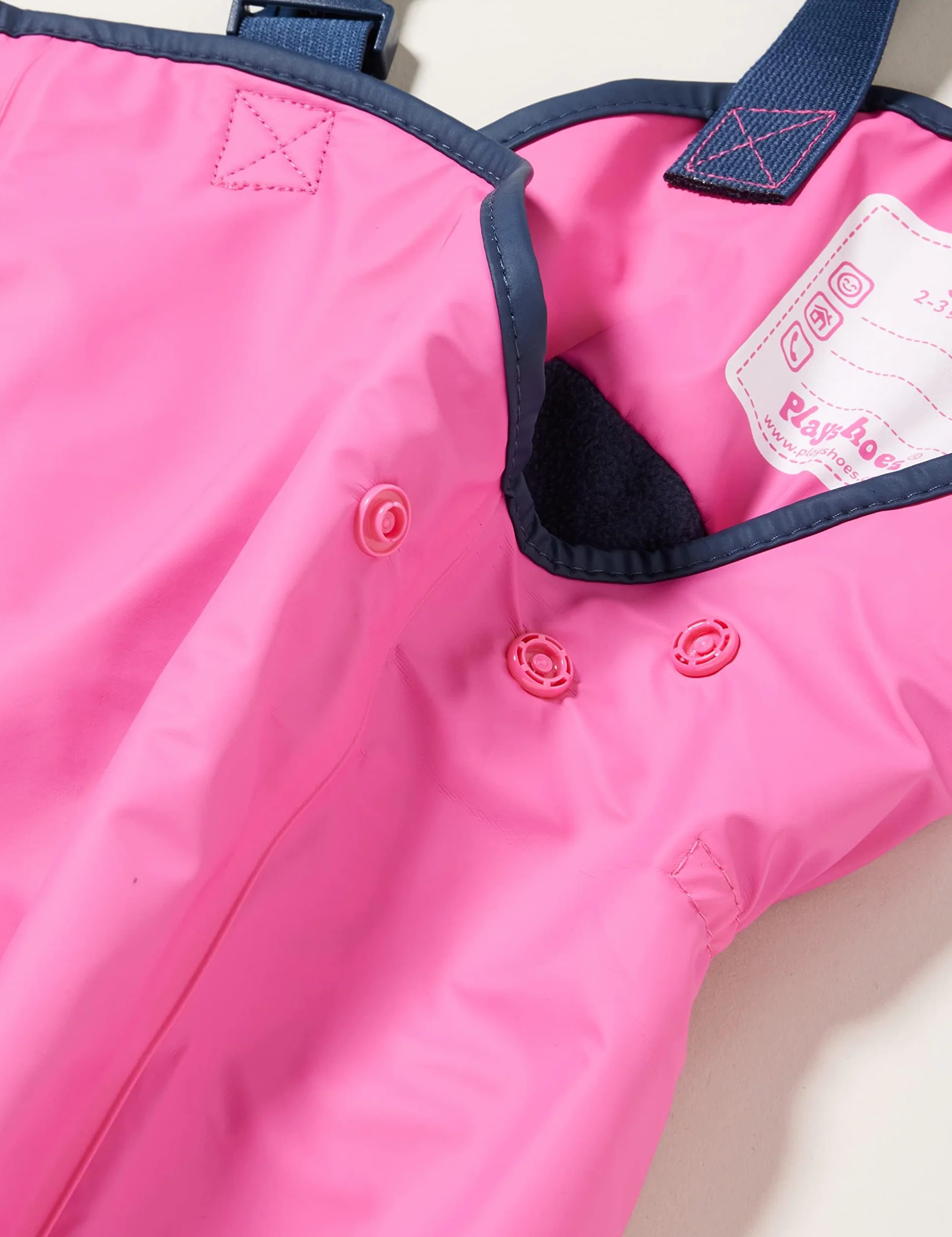 Playshoes Pantalones Barro, Peto de Lluvia, Forro Polar - Pantalones Impermeable Unisex niños